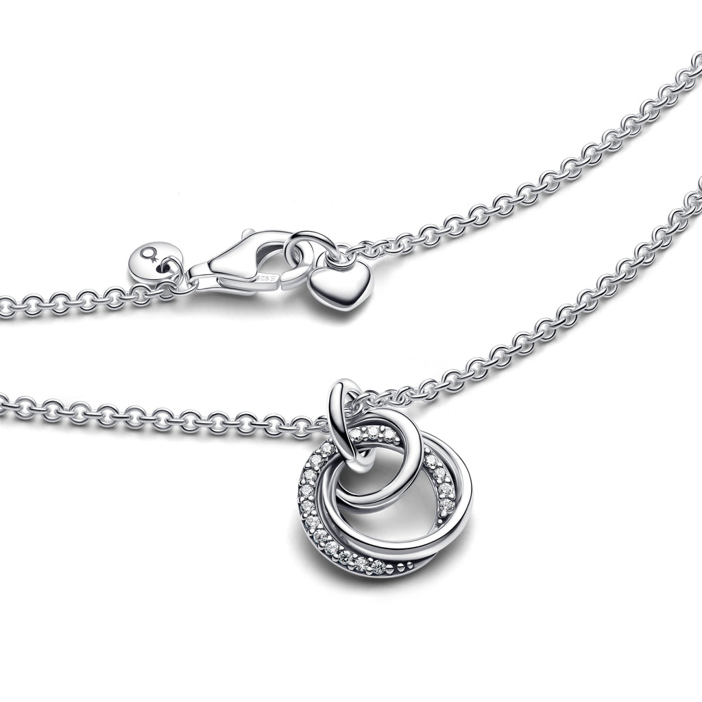 Family Always Encircled Pendant Necklace