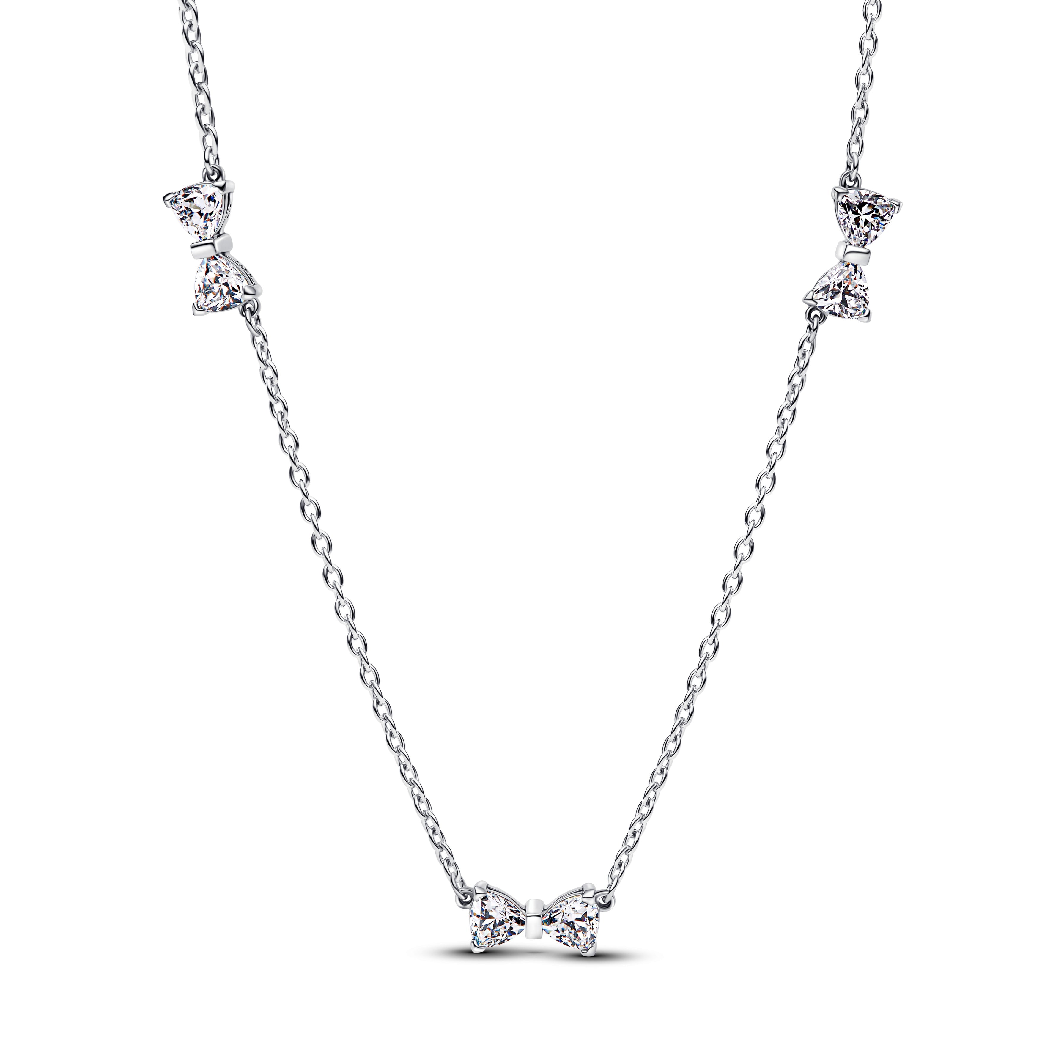 Bow Station Chain Necklace
