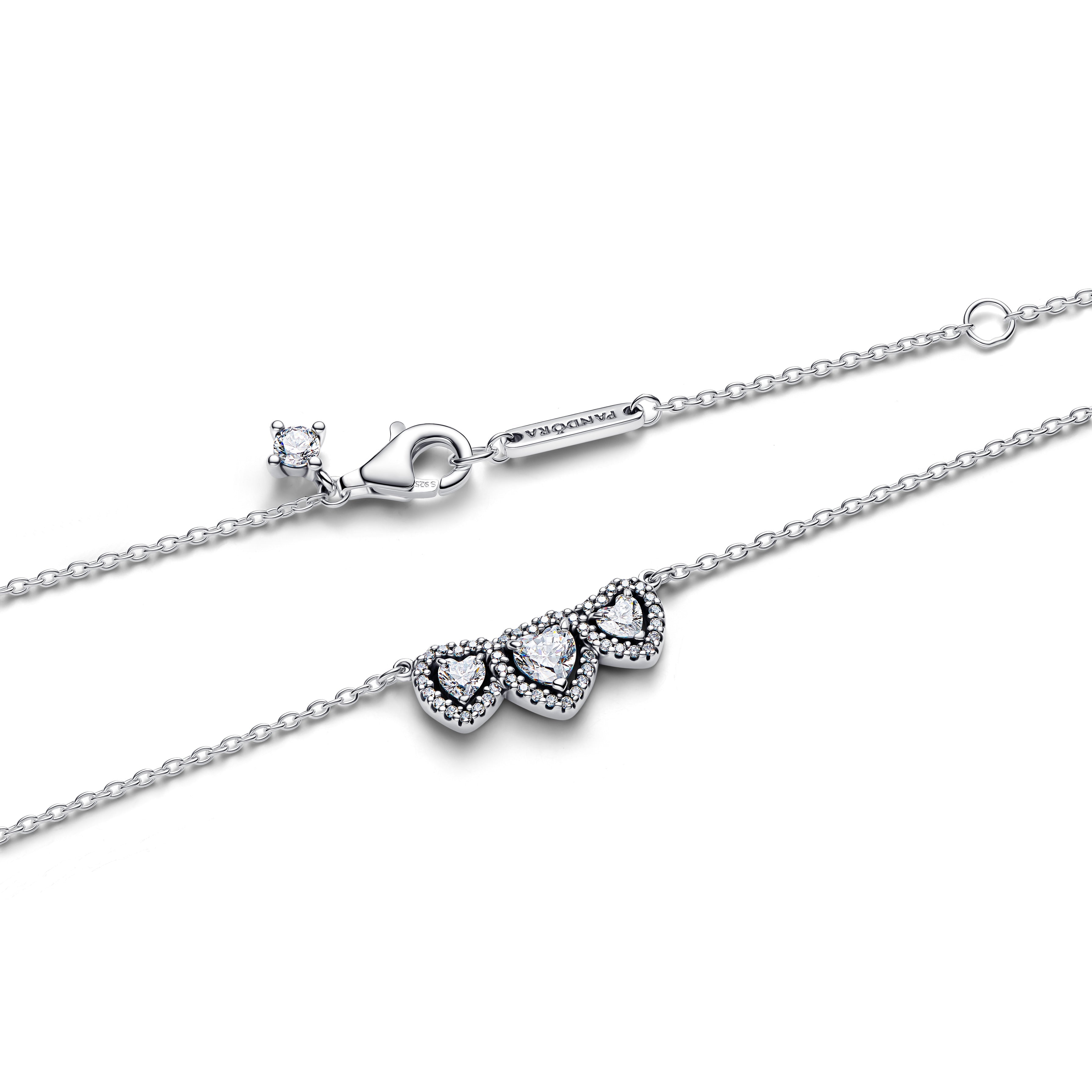 Halo Heart Trilogy Collier Necklace