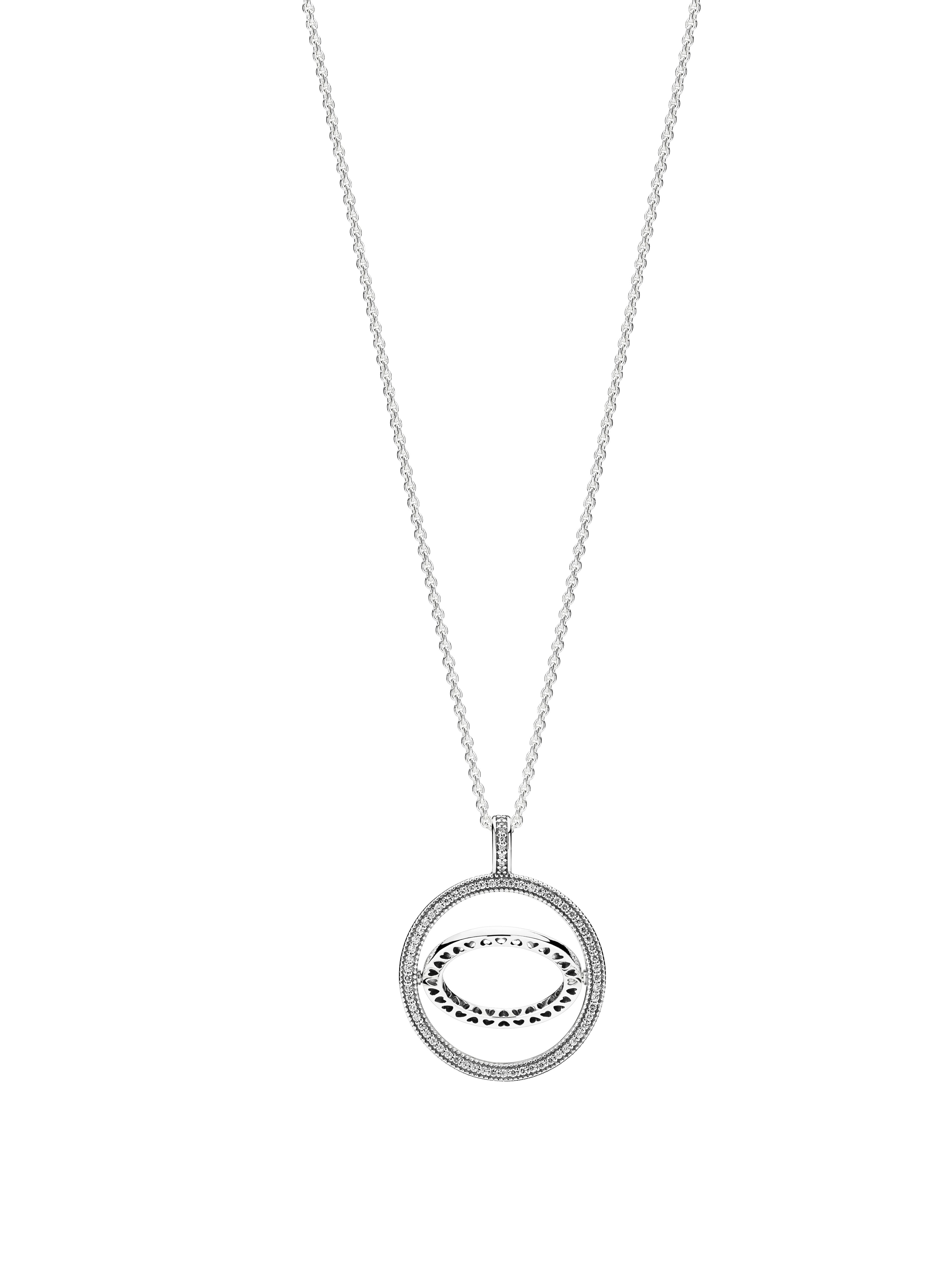 Pandora Logo Circle Necklace