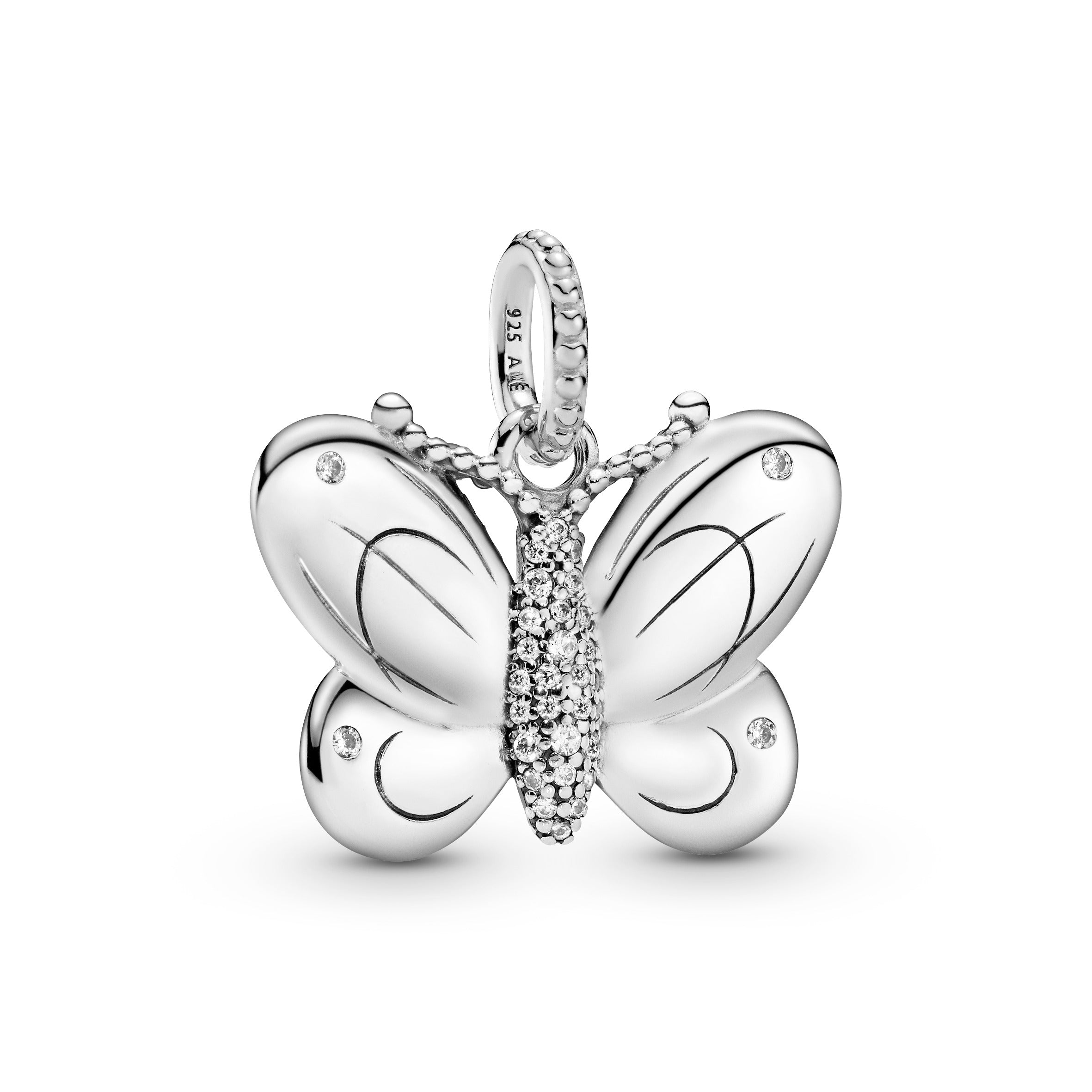 Pavé Butterfly Pendant