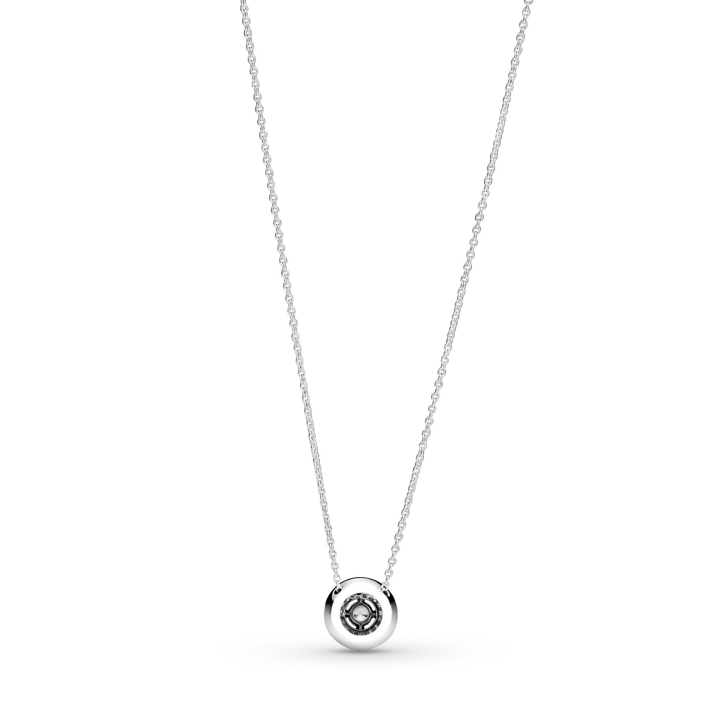 Sparkling Double Halo Collier Necklace