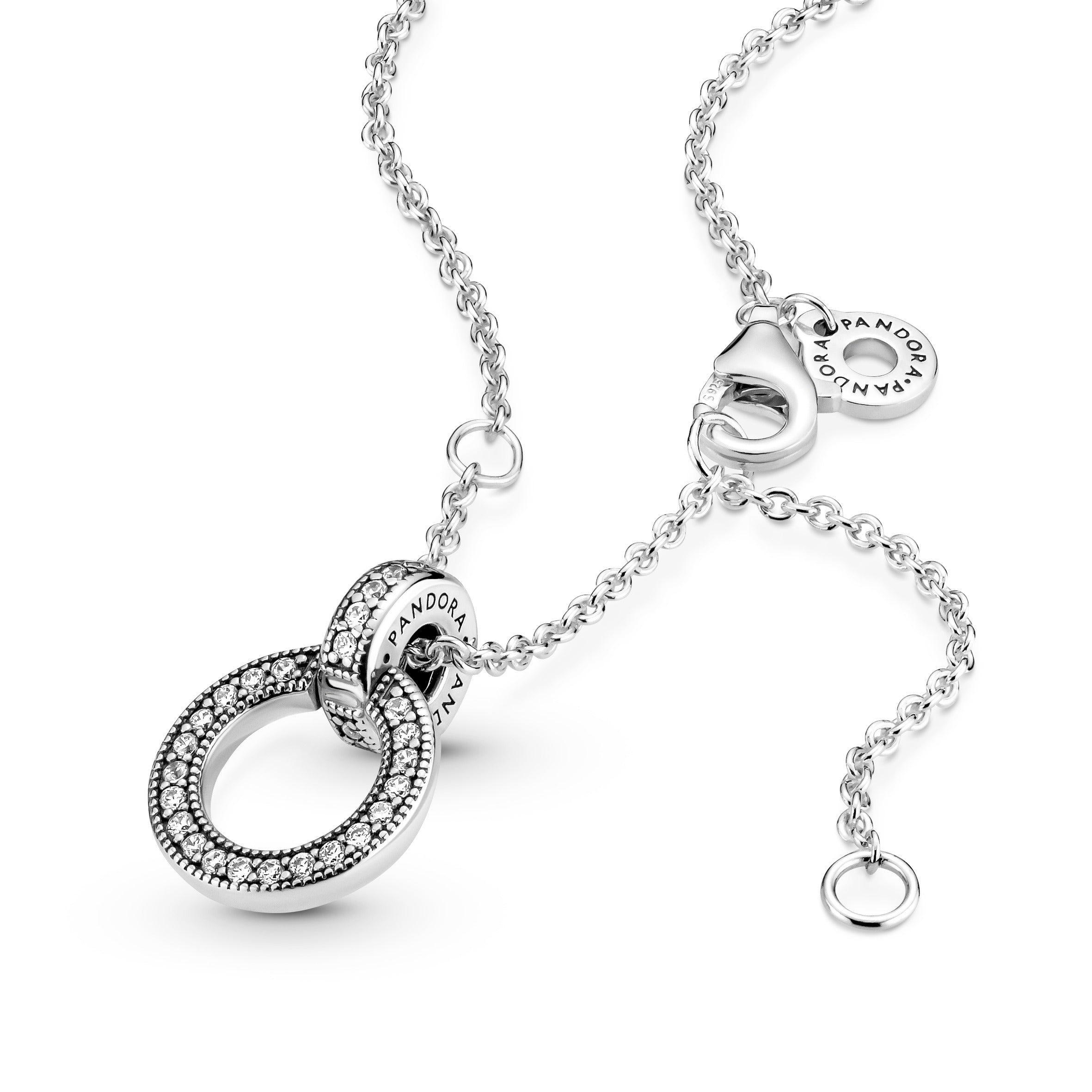 Double Circle Pendant & Necklace