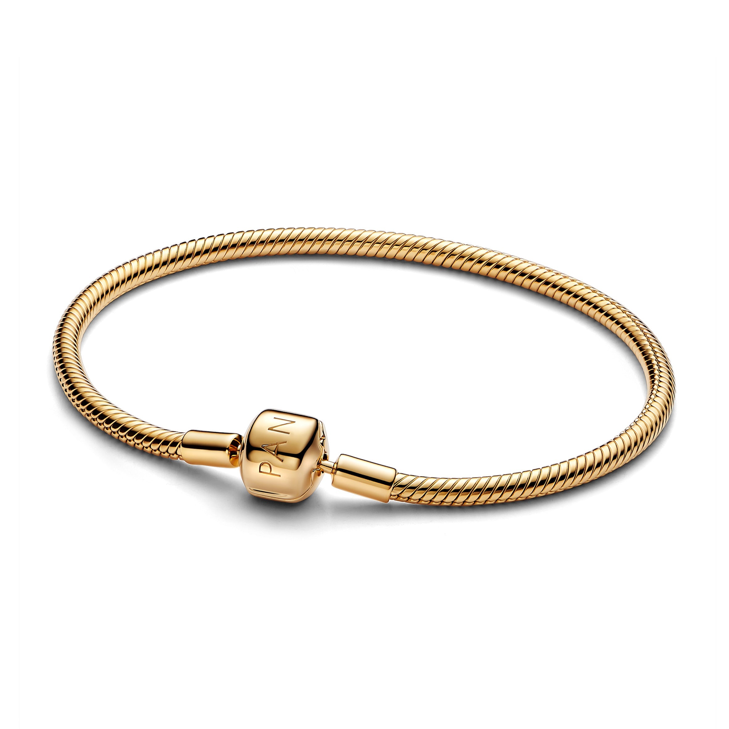 Barrel Clasp Snake Chain Bracelet