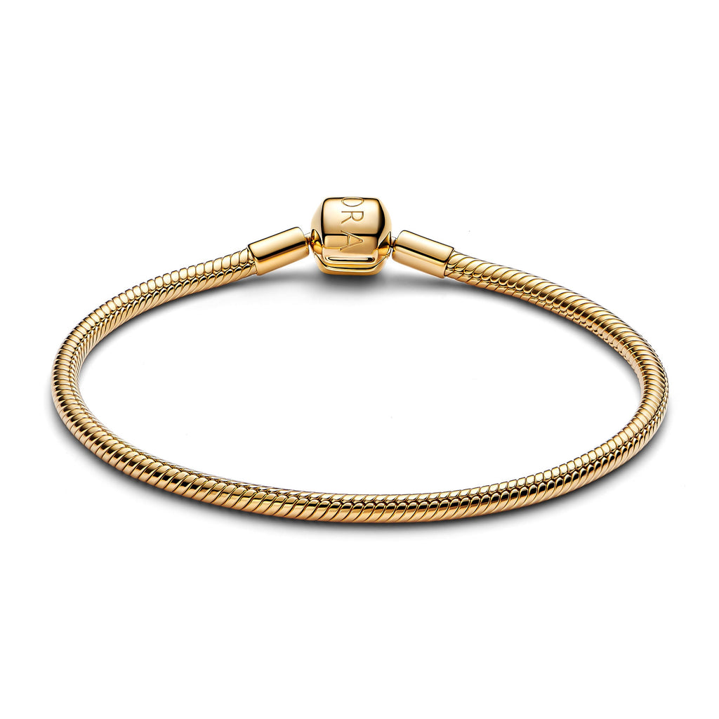 Barrel Clasp Snake Chain Bracelet