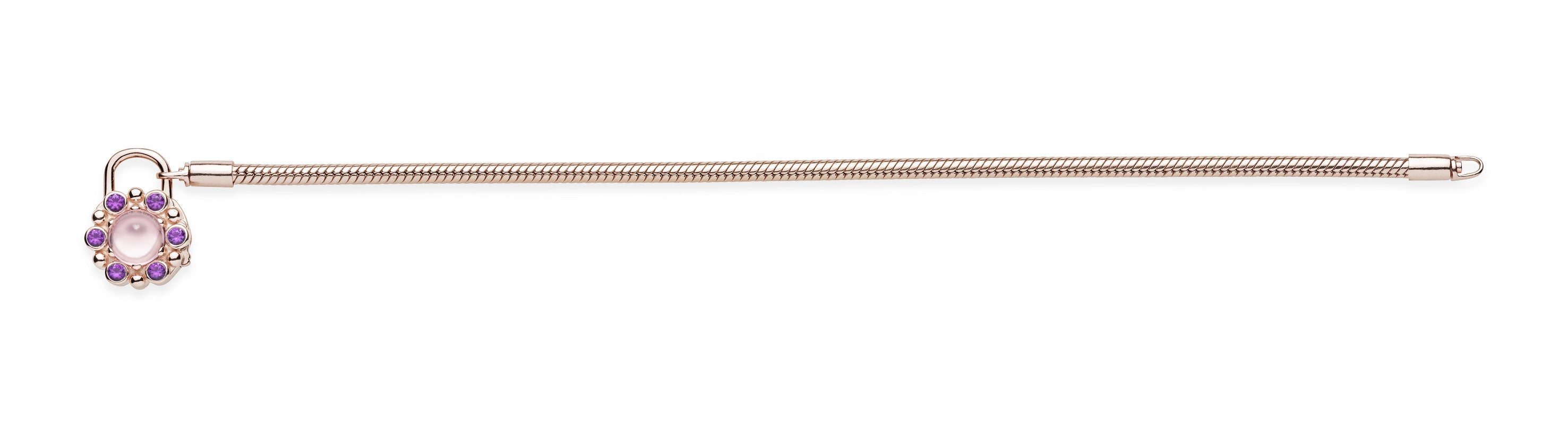Moments Heraldic Radiance Padlock Clasp Bracelet