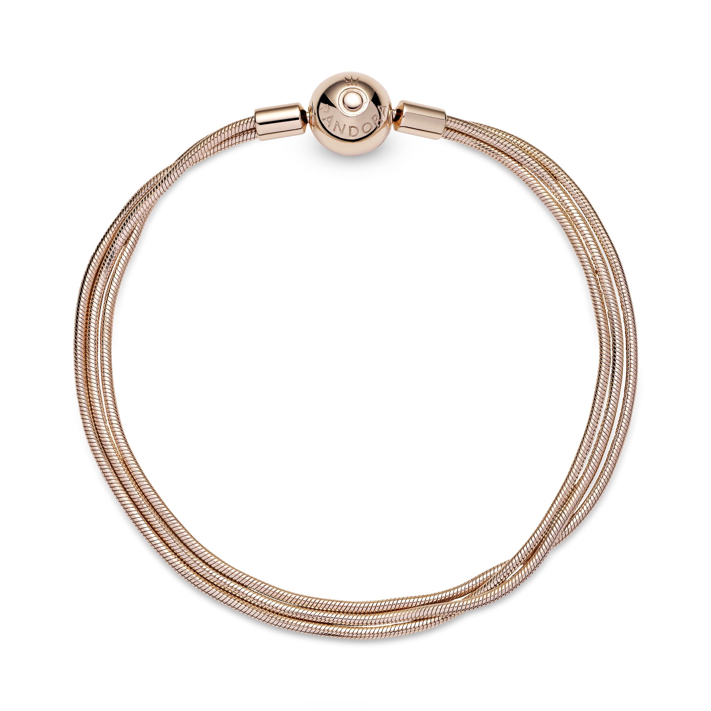 Pandora Moments Multi Snake Chain Bracelet