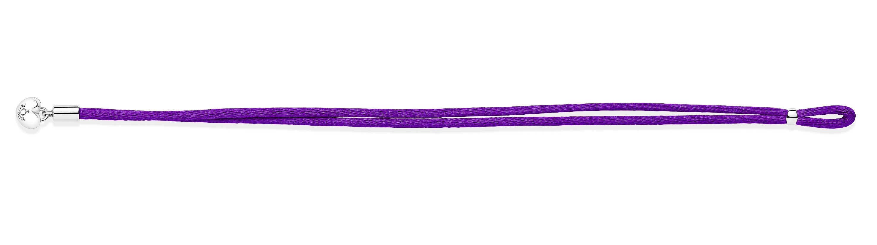 Pandora Moments Fabric Cord Bracelet, Purple
