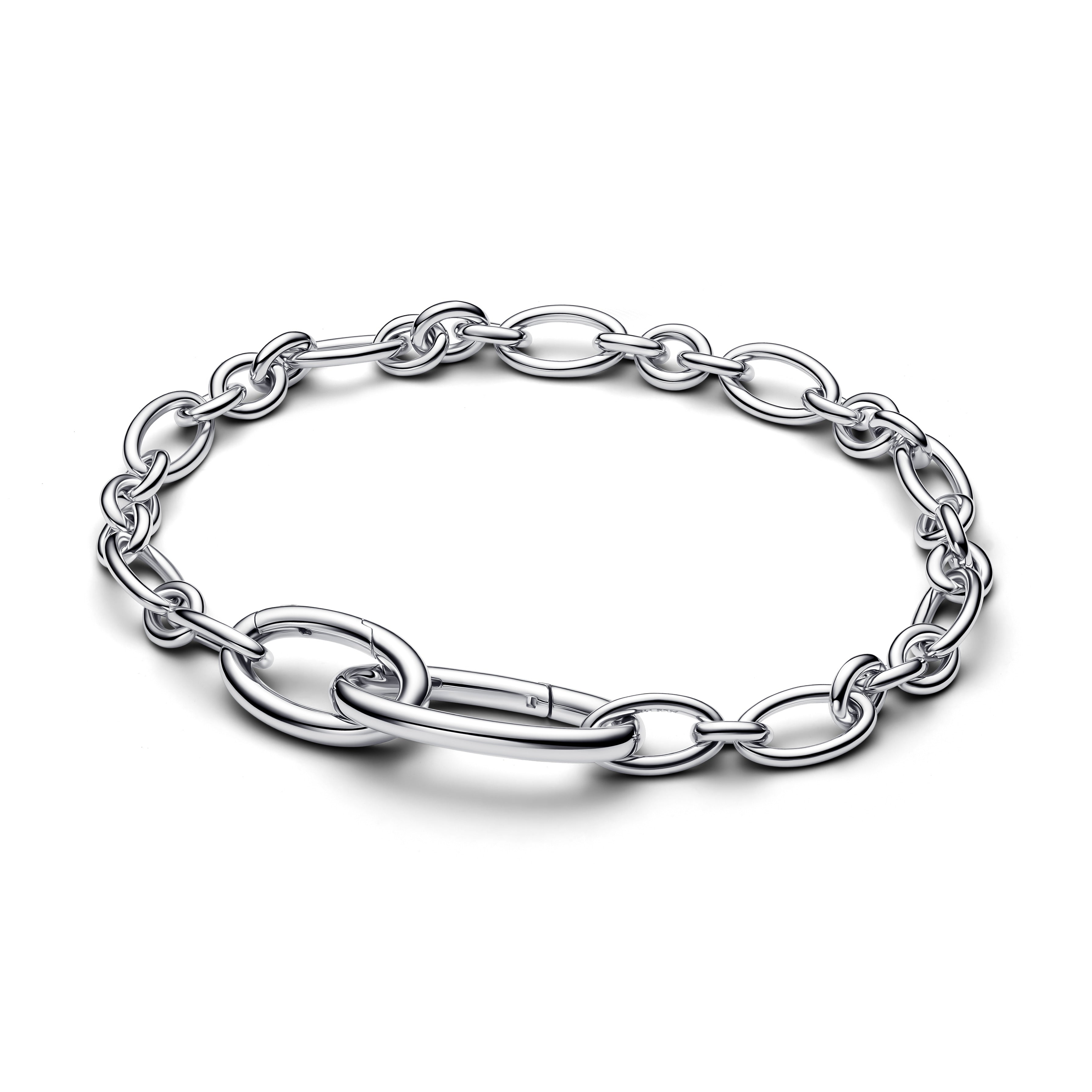 Openable Oval Link Chain Bracelet