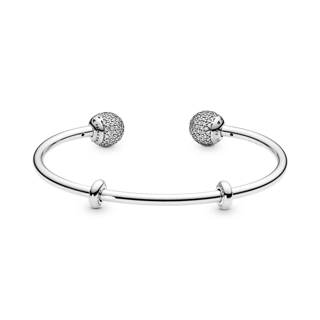 Pandora Moments Open Pavé Bangle