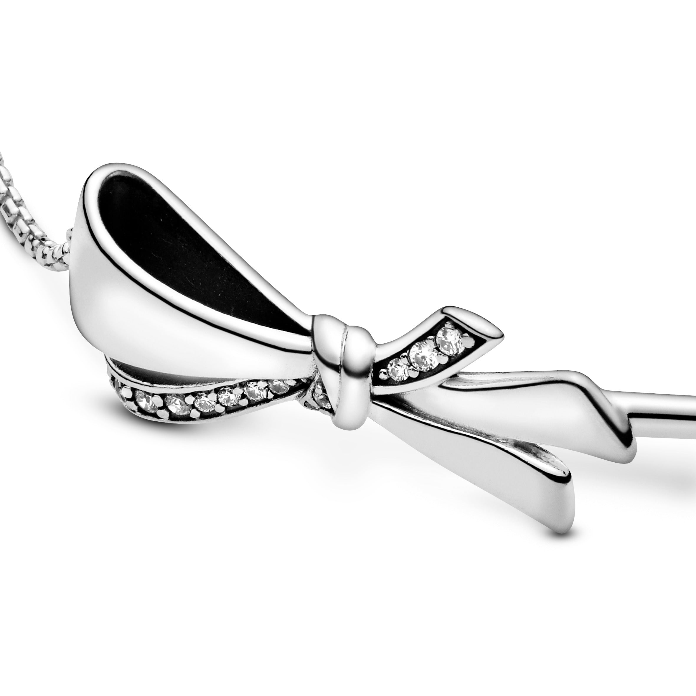 Sparkling Bow Slider Bracelet