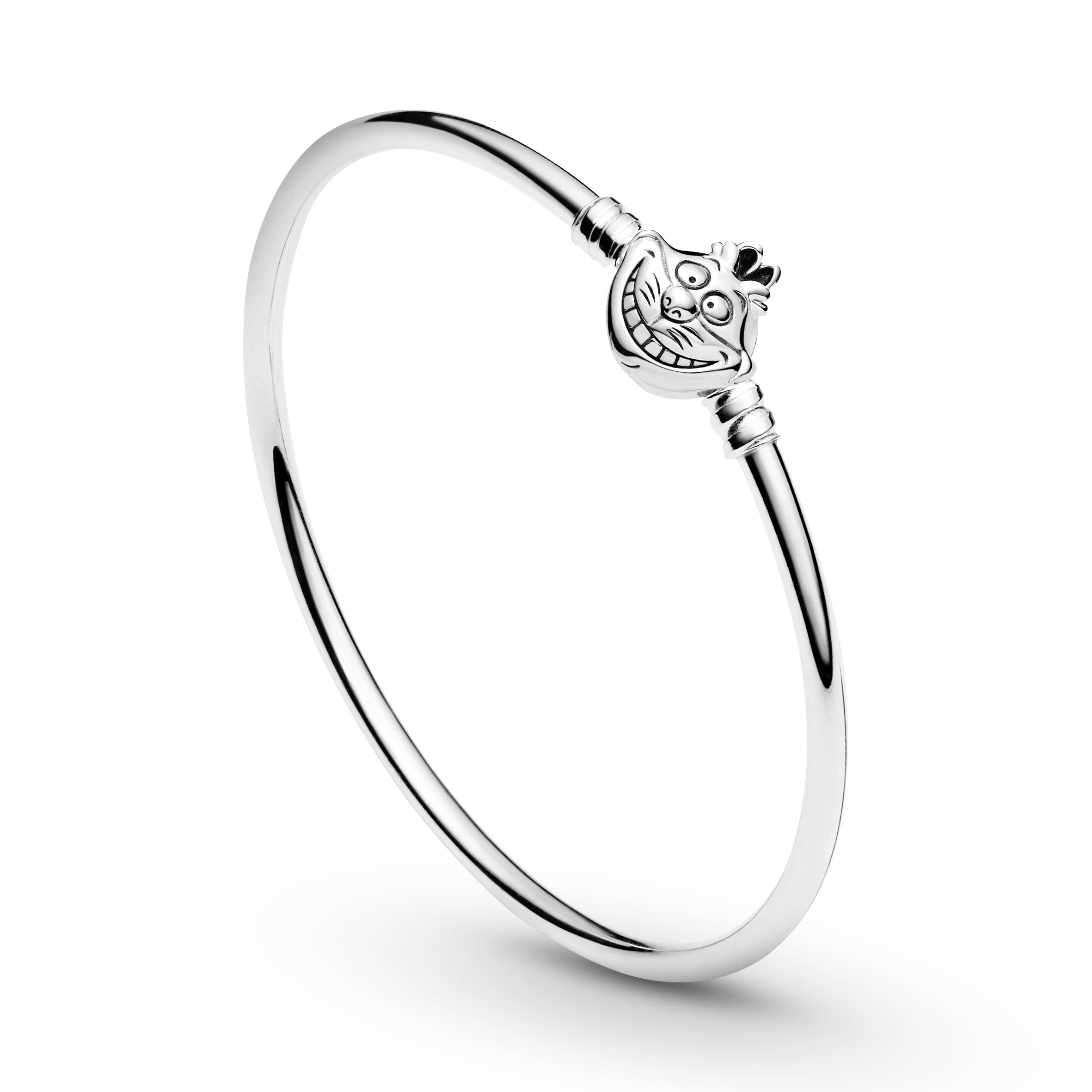 Disney Alice in Wonderland Cheshire Cat Clasp Pandora Moments Bangle