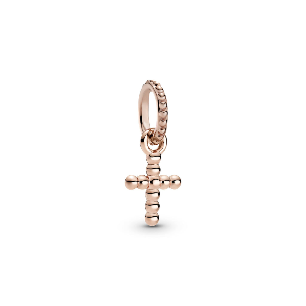 Beaded Cross Dangle Charm