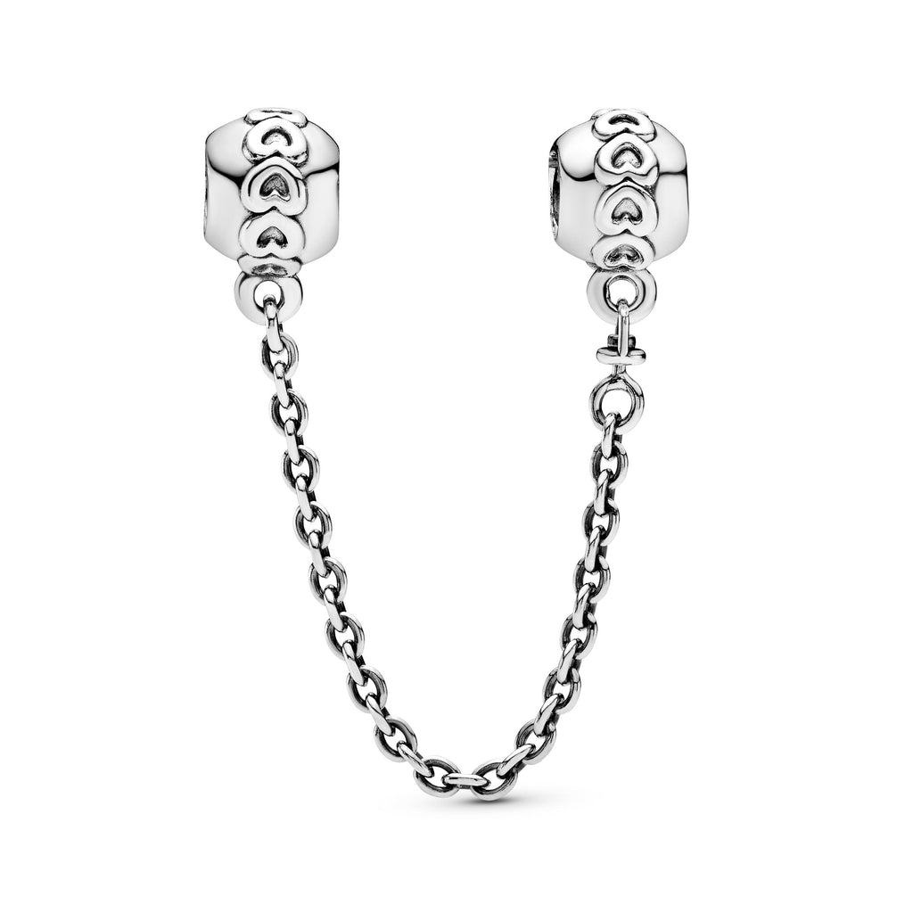 Band of Hearts Safety Chain Charm