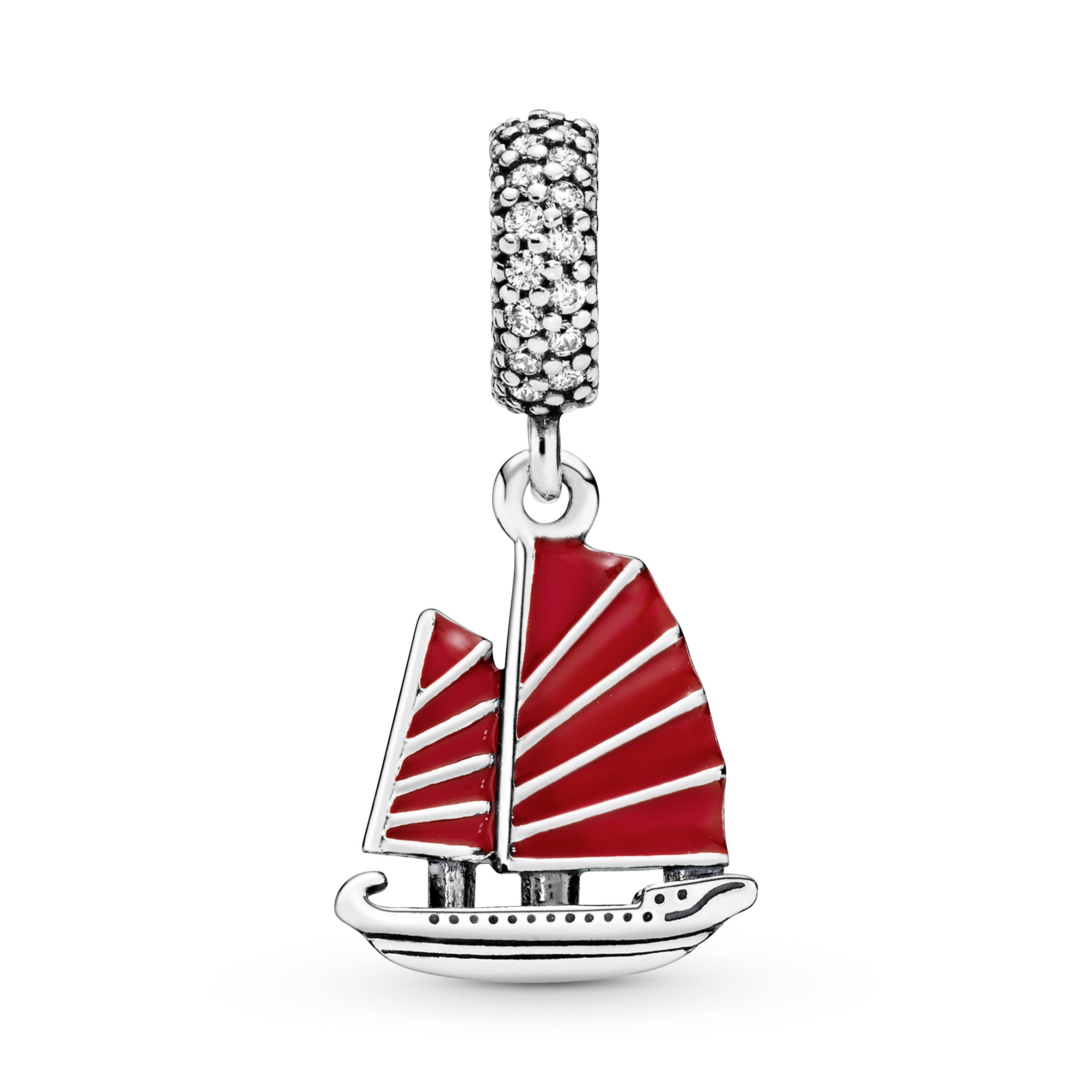 Chinese Junk Ship Dangle Charm