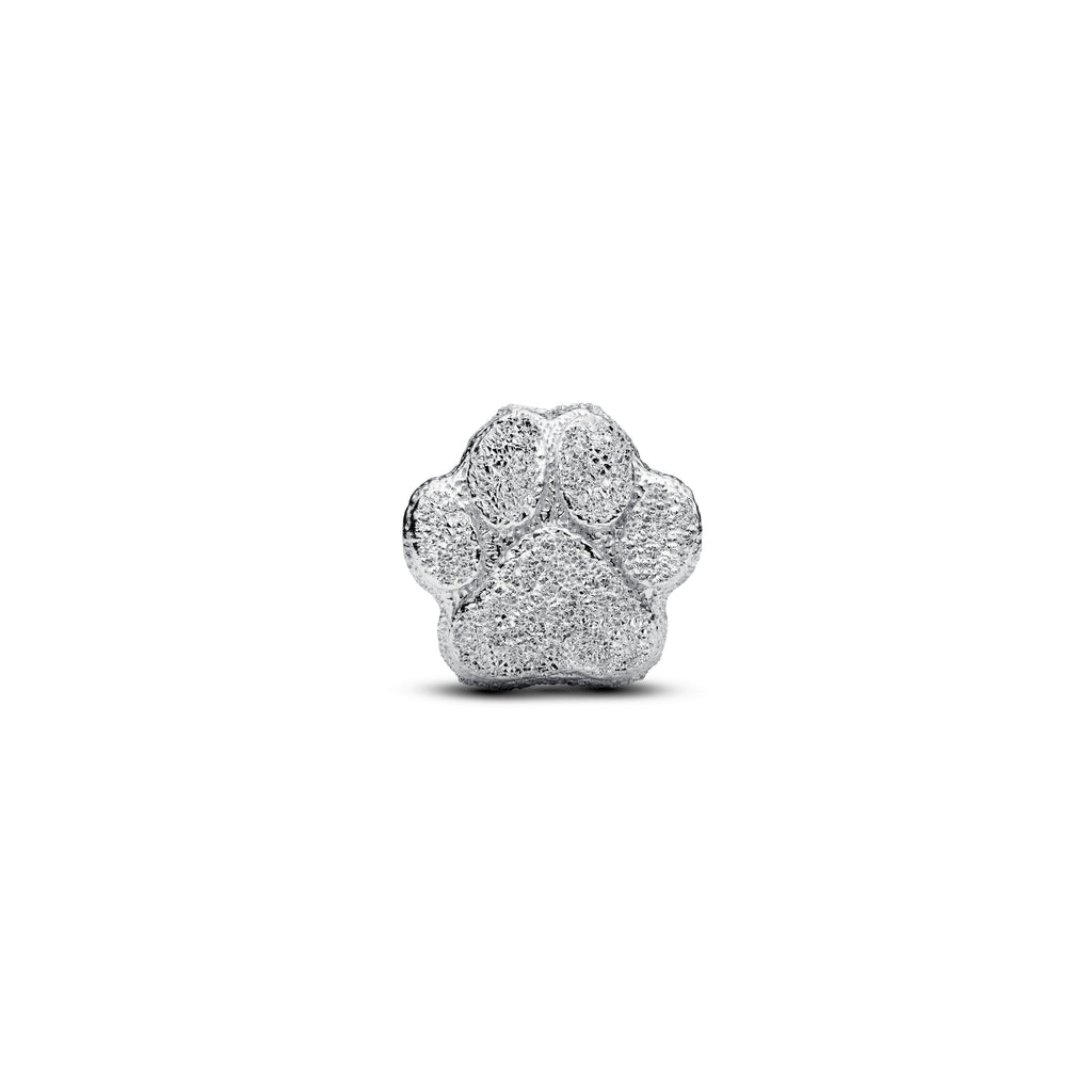 Textured Paw Mini Charm