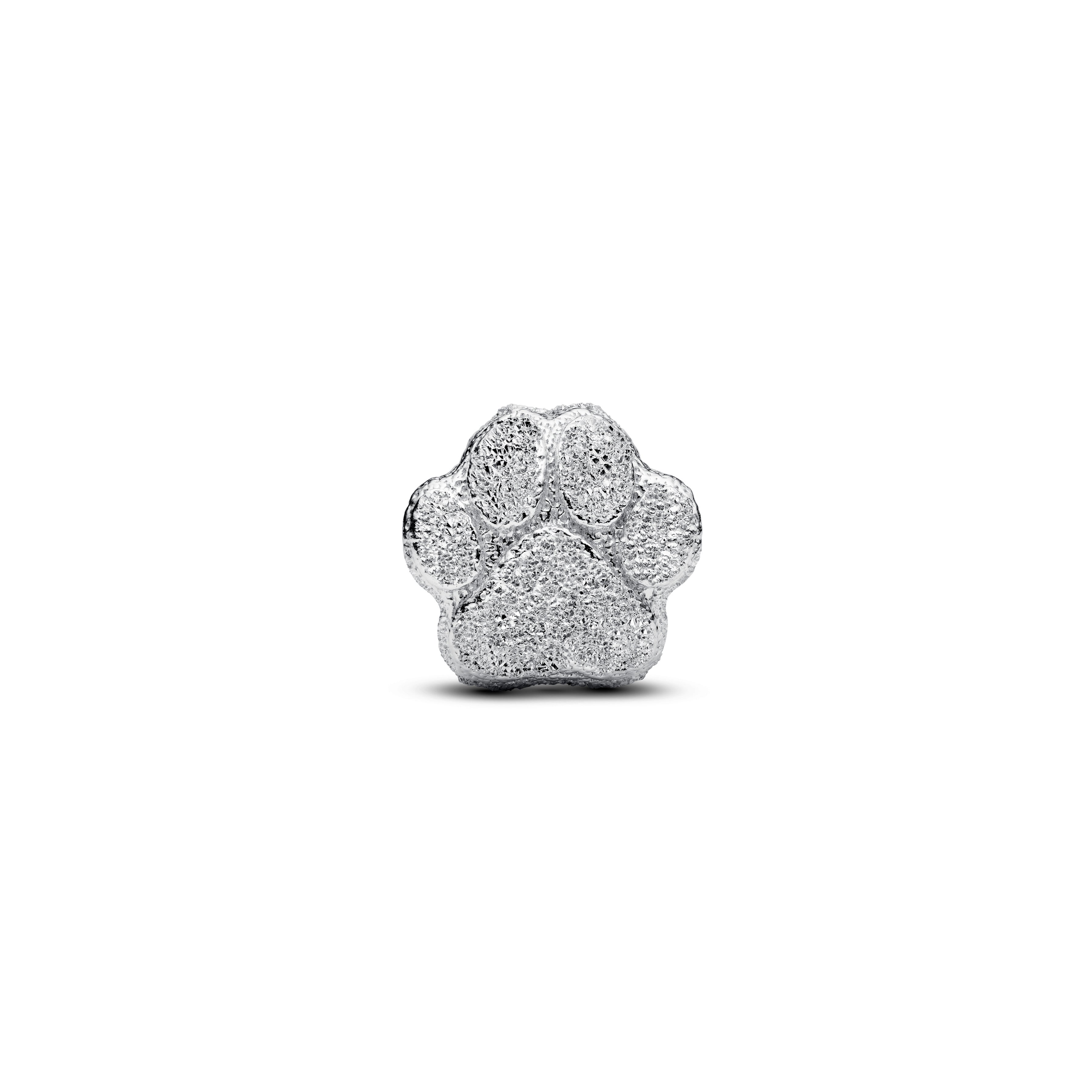 Textured Paw Mini Charm