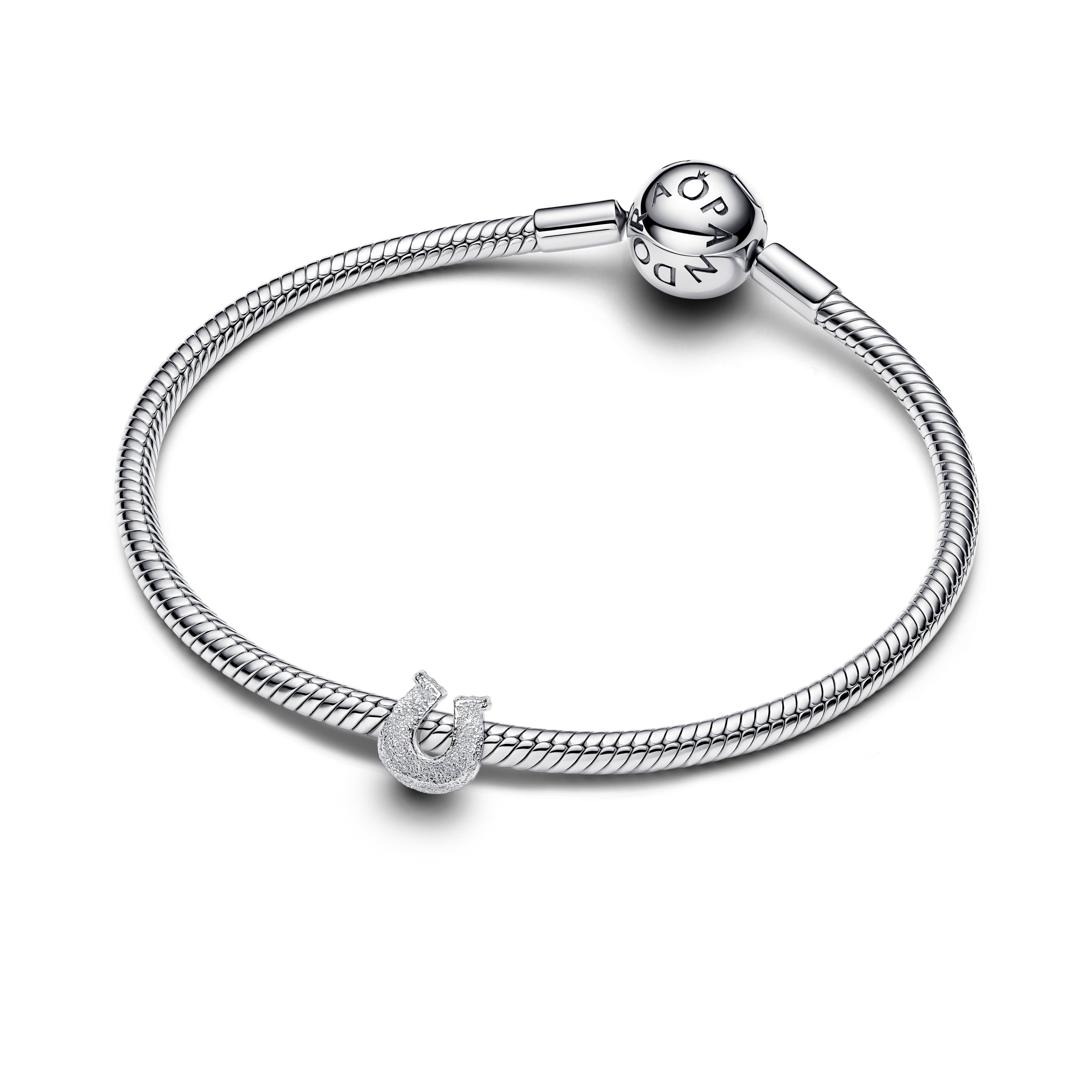 Textured Horseshoe Mini Charm