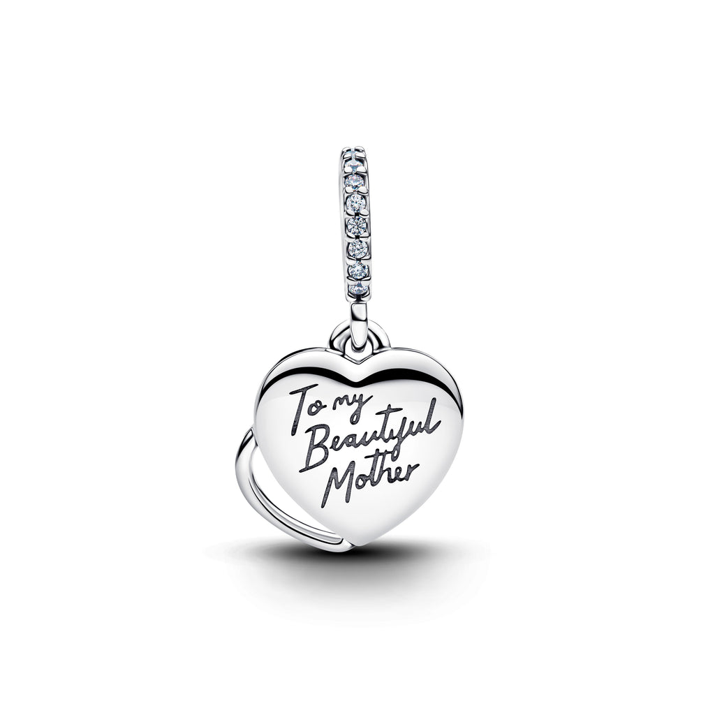 Beautiful Mother Double Dangle Charm