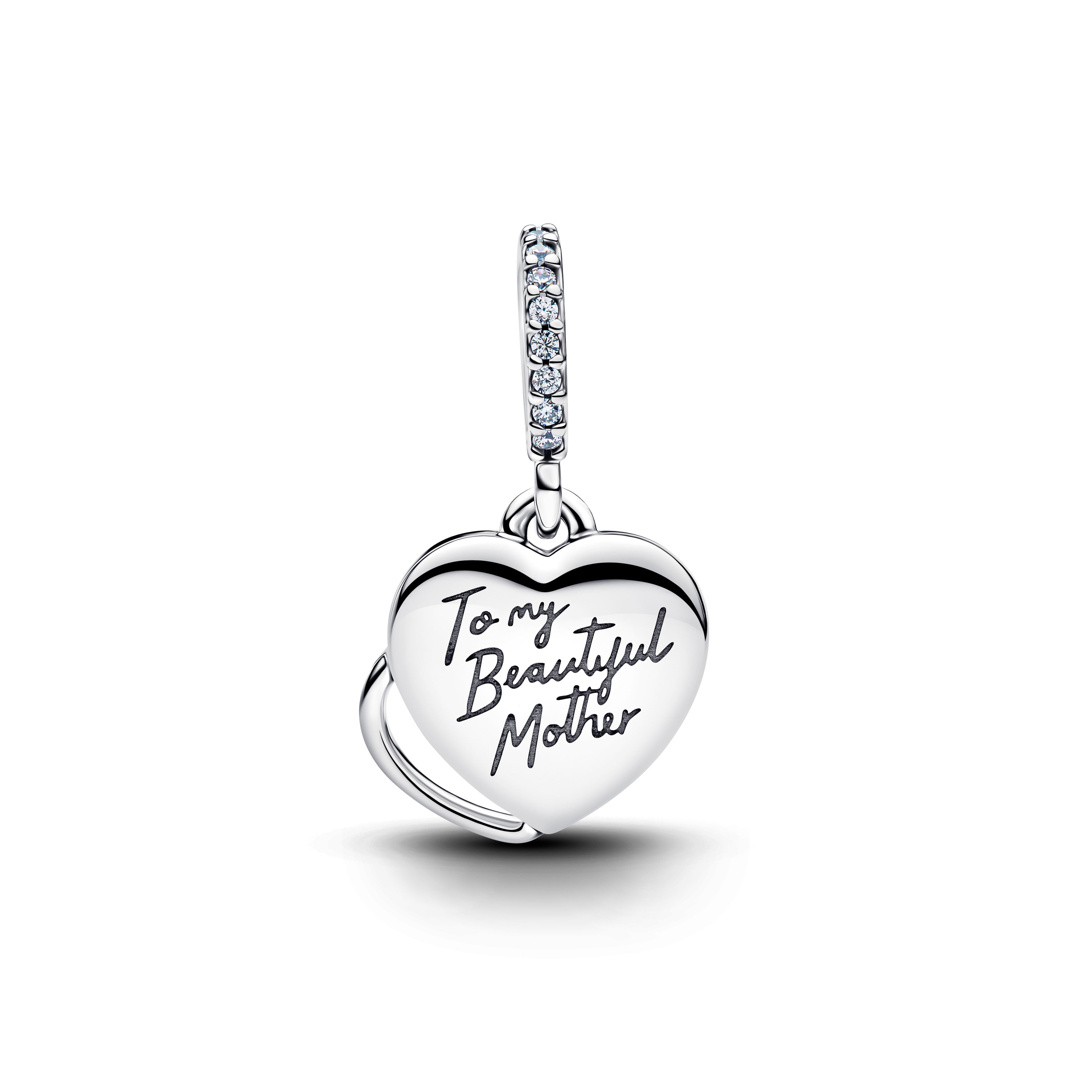 Beautiful Mother Double Dangle Charm