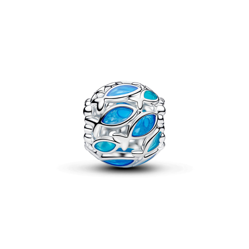 Openwork Swimming Fish Charm