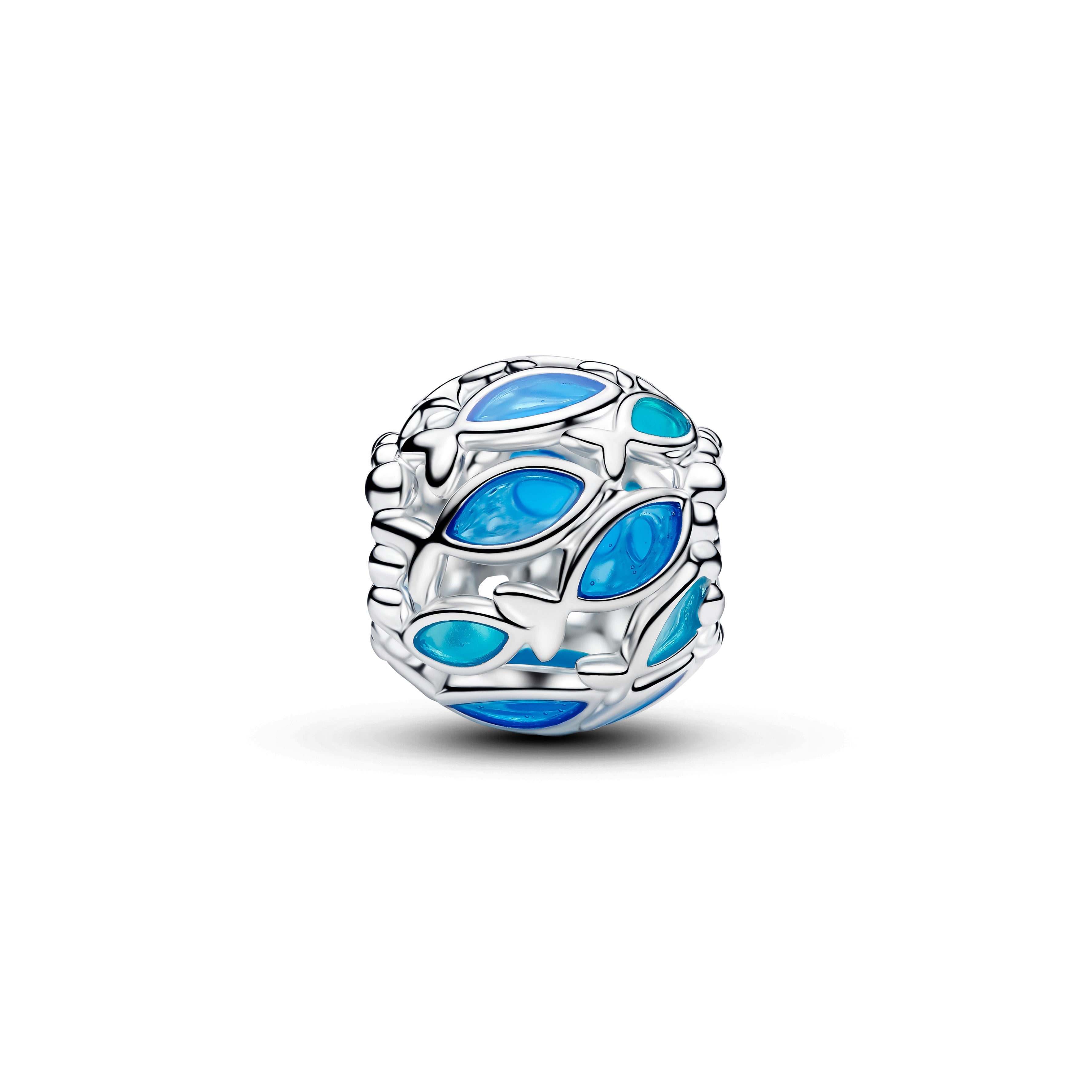 Openwork Swimming Fish Charm