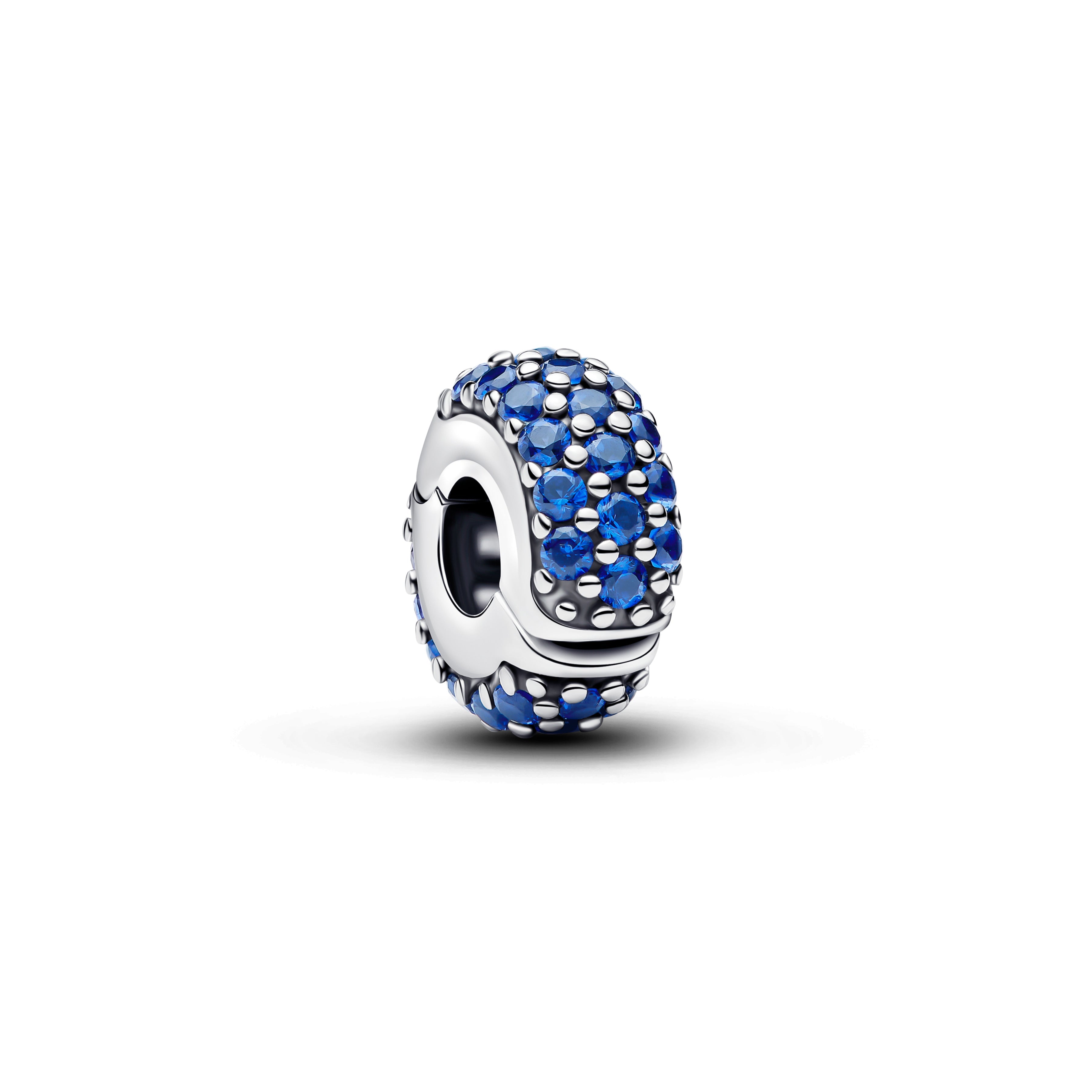 Royal Blue Stone Clip Charm