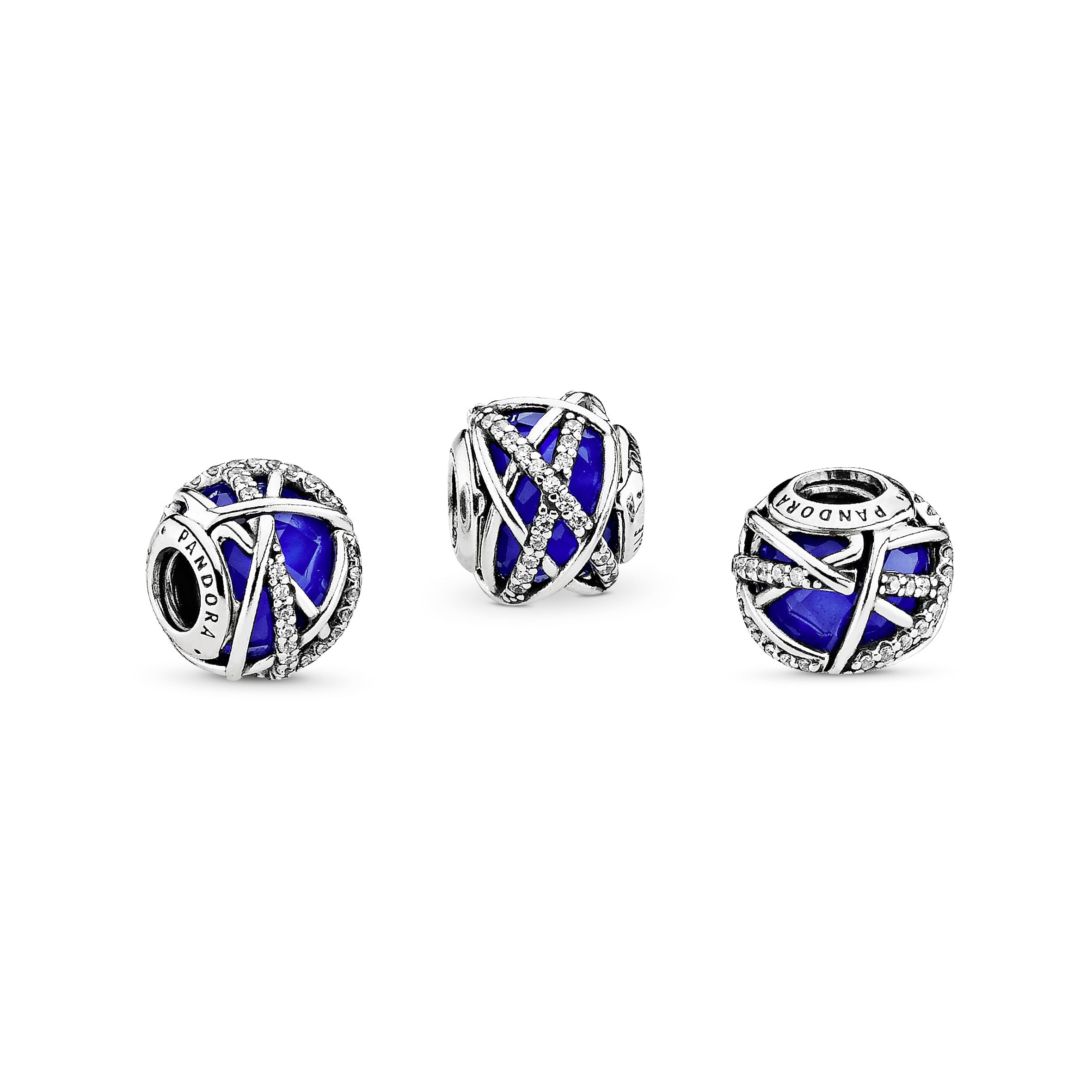 Blue Galaxy Charm