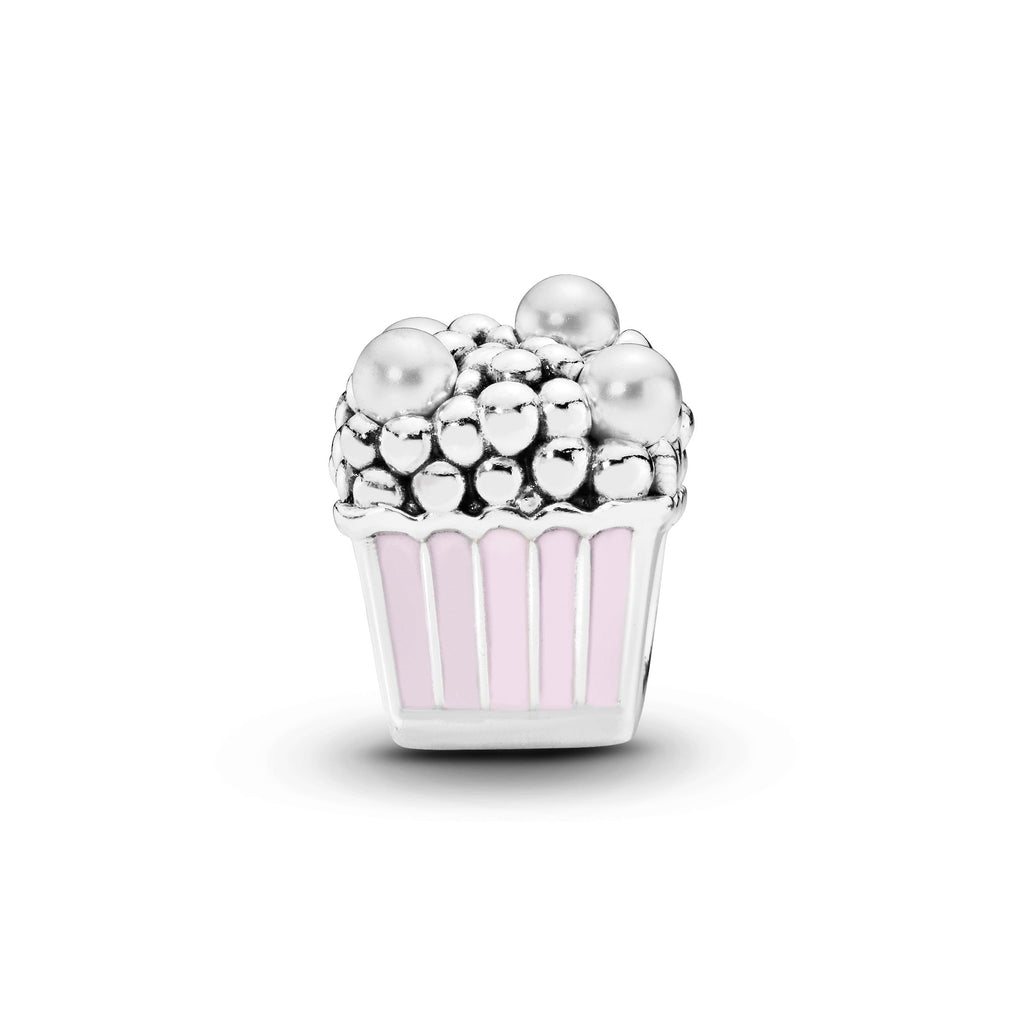 Pink Popcorn Charm