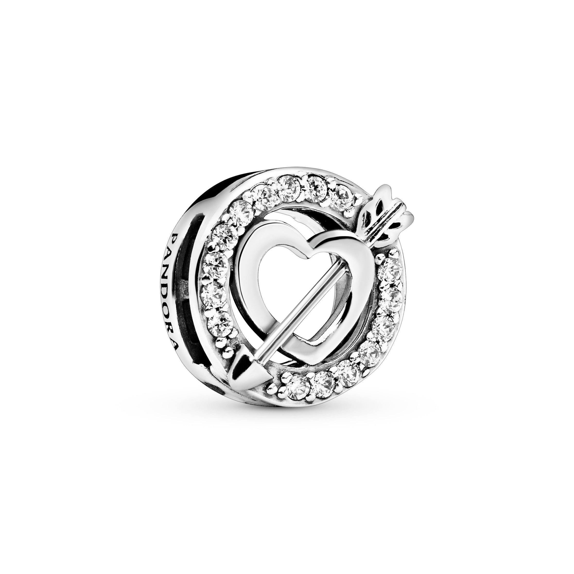 Asymmetrical Heart & Arrow Clip Charm