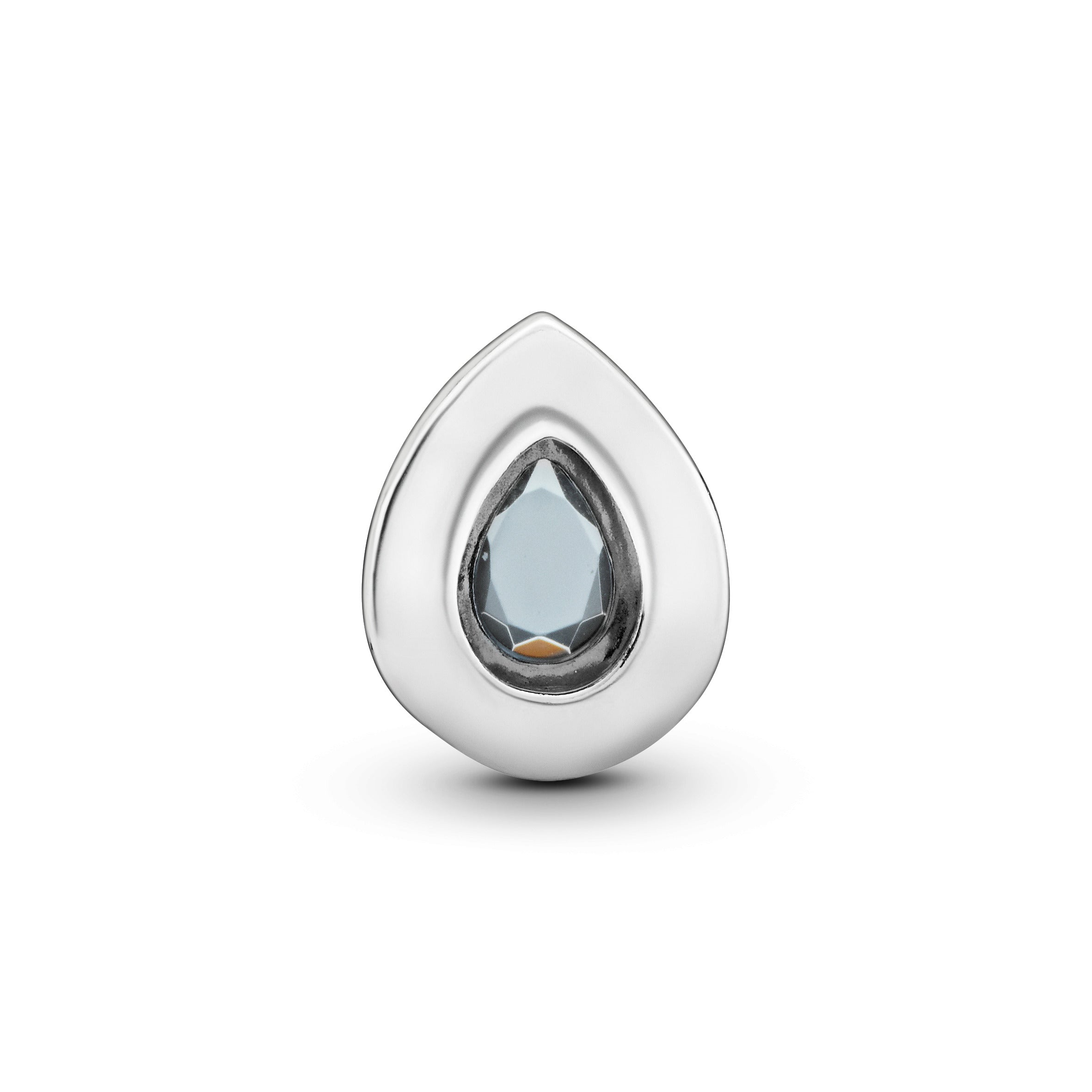 Blue Teardrop Charm