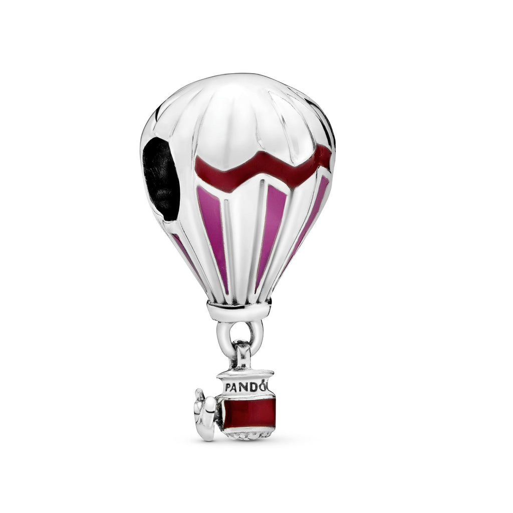 Red Hot Air Balloon Travel Charm