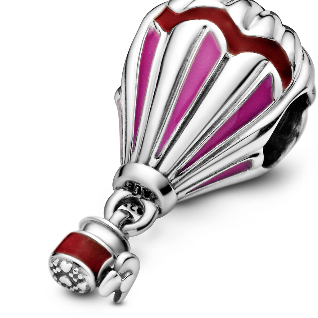 Red Hot Air Balloon Travel Charm