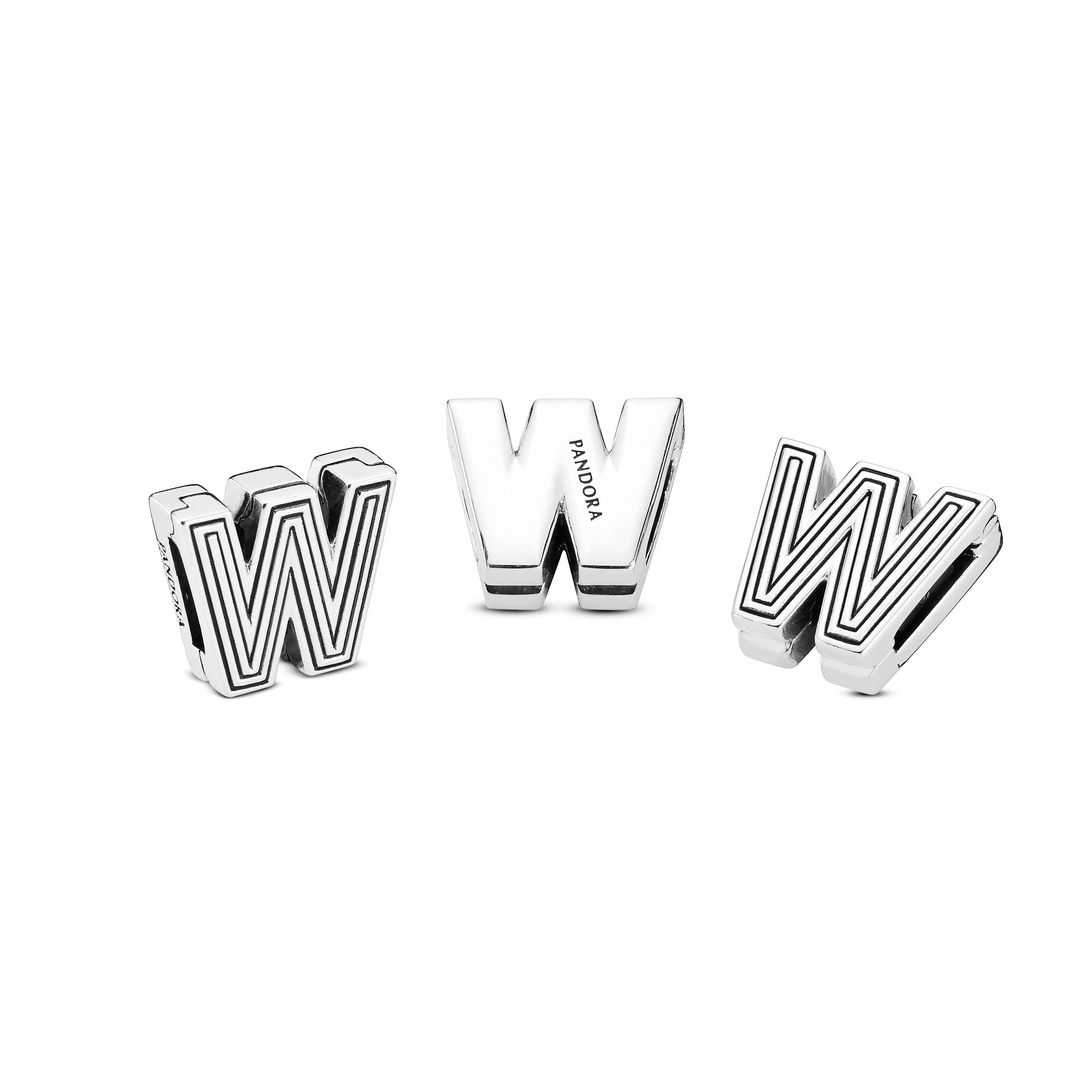 Letter W Clip Charm