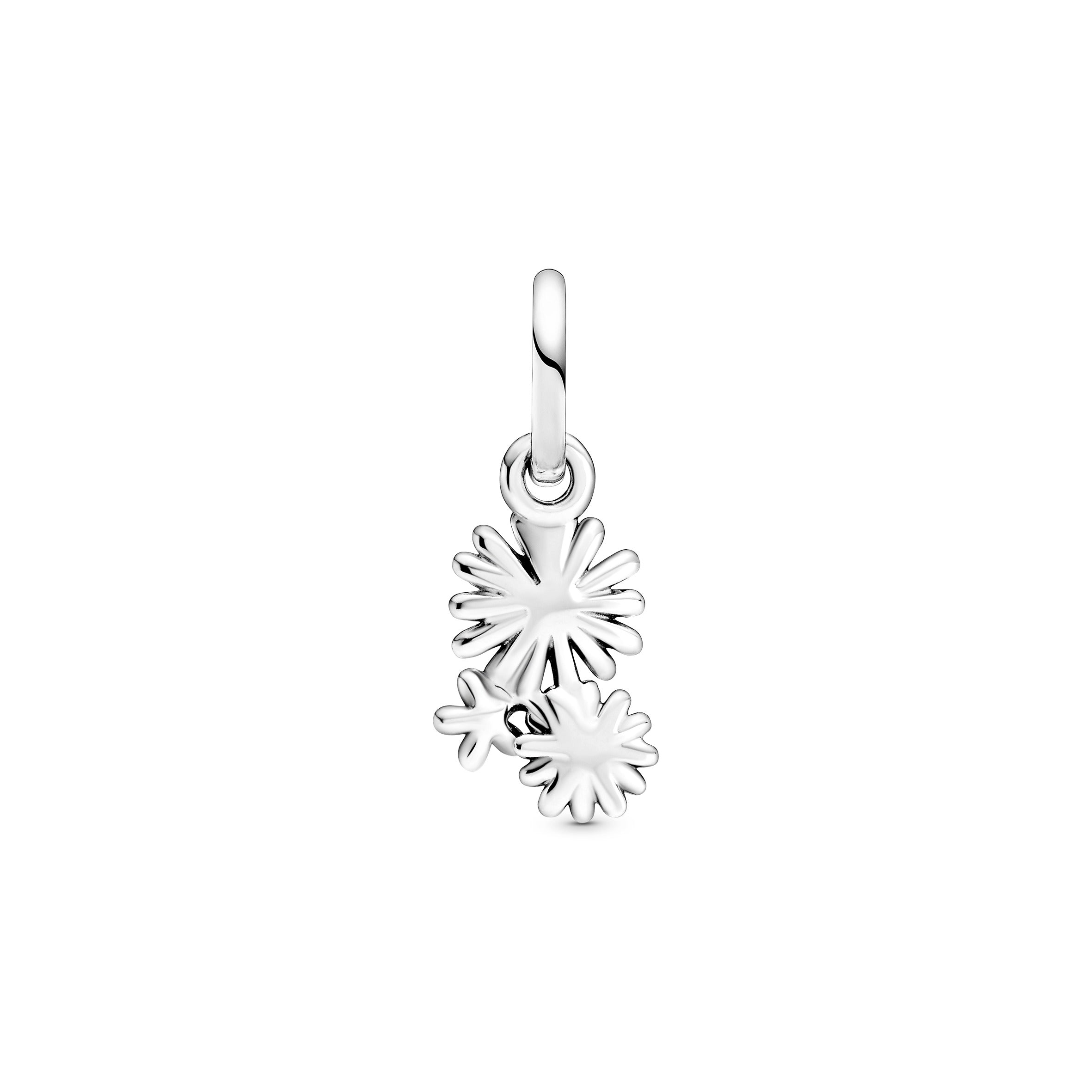 Daisy Flower Bouquet Dangle Charm