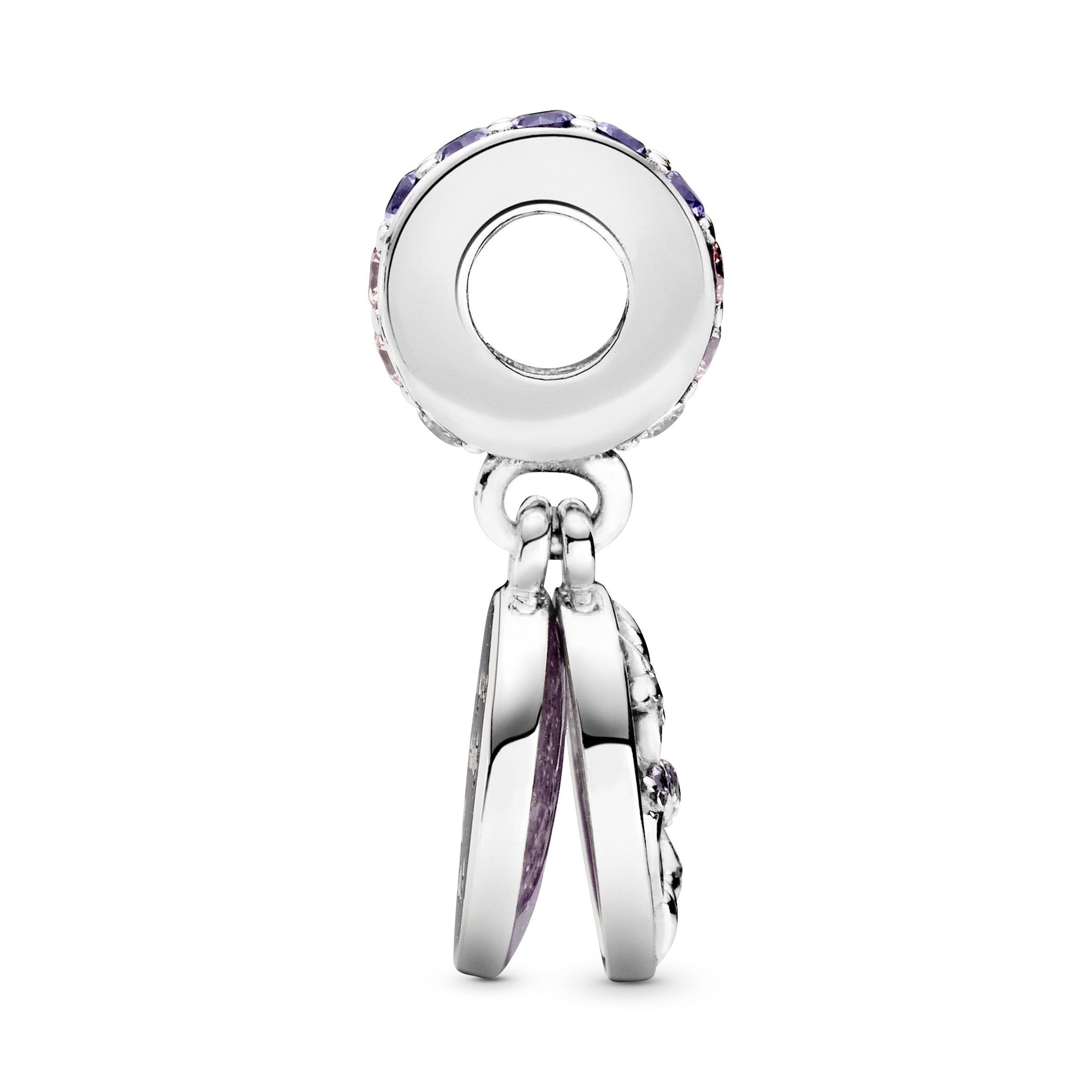 Glittering Infinity Hearts & Stars Dangle Charm