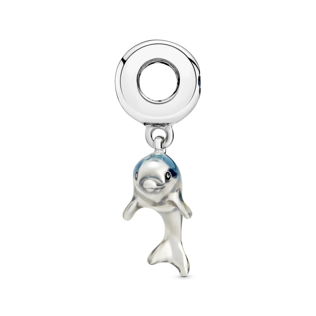 Shimmering Dolphin Dangle Charm