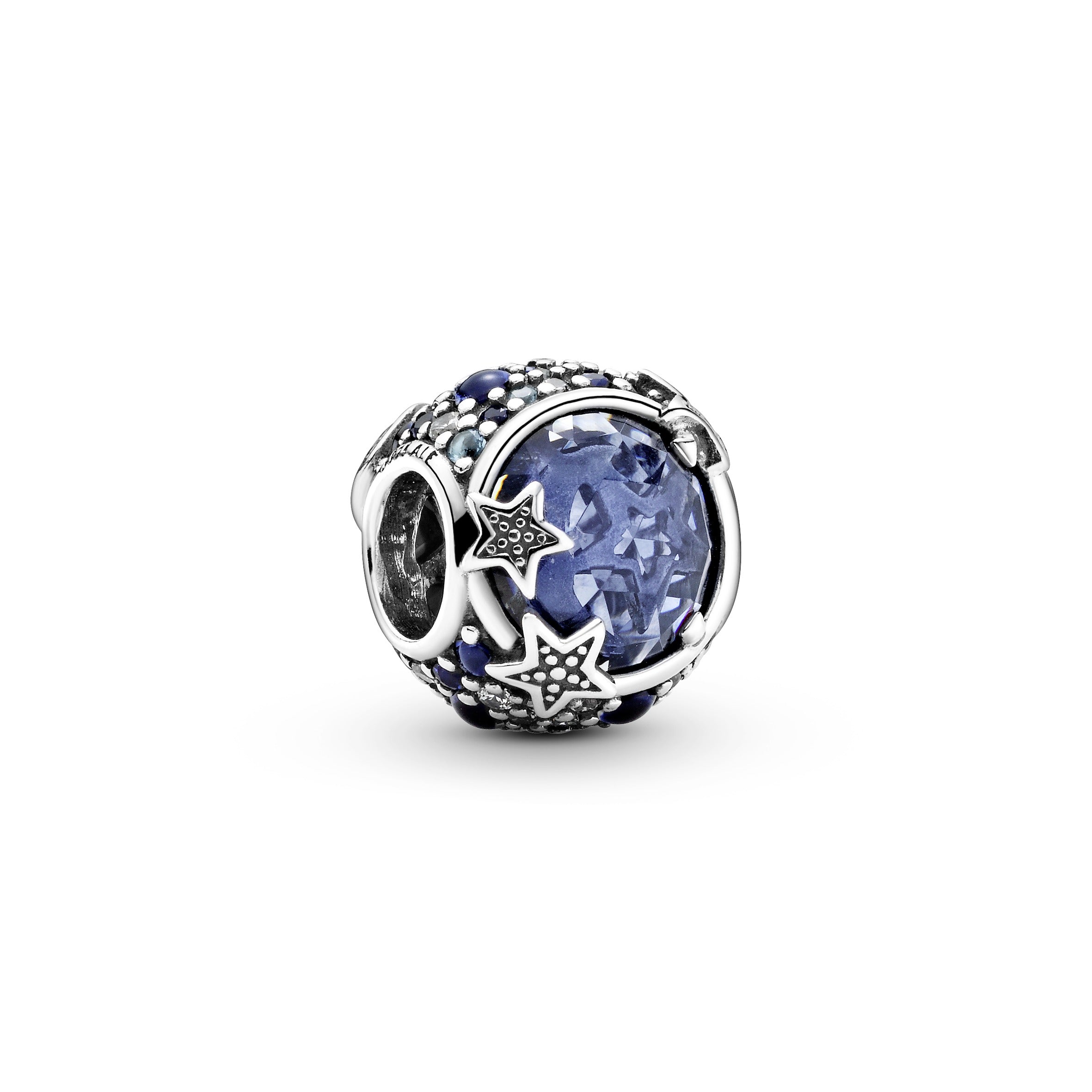 Celestial Blue Sparkling Stars Charm