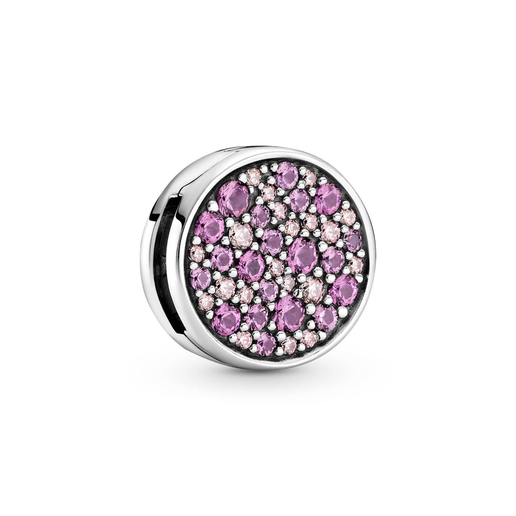 Pandora Reflexions Pink Pavé Clip Charm