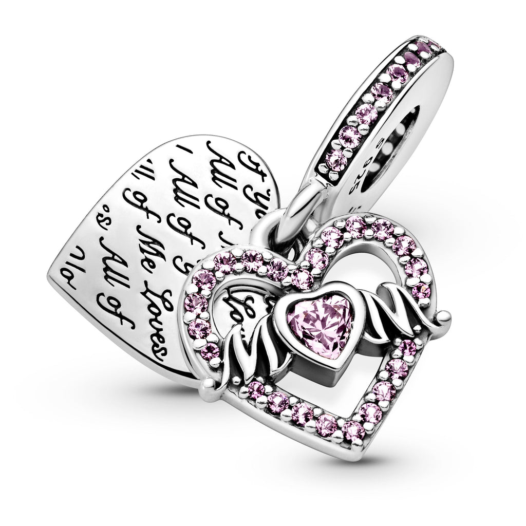 Heart & Mum Dangle Charm