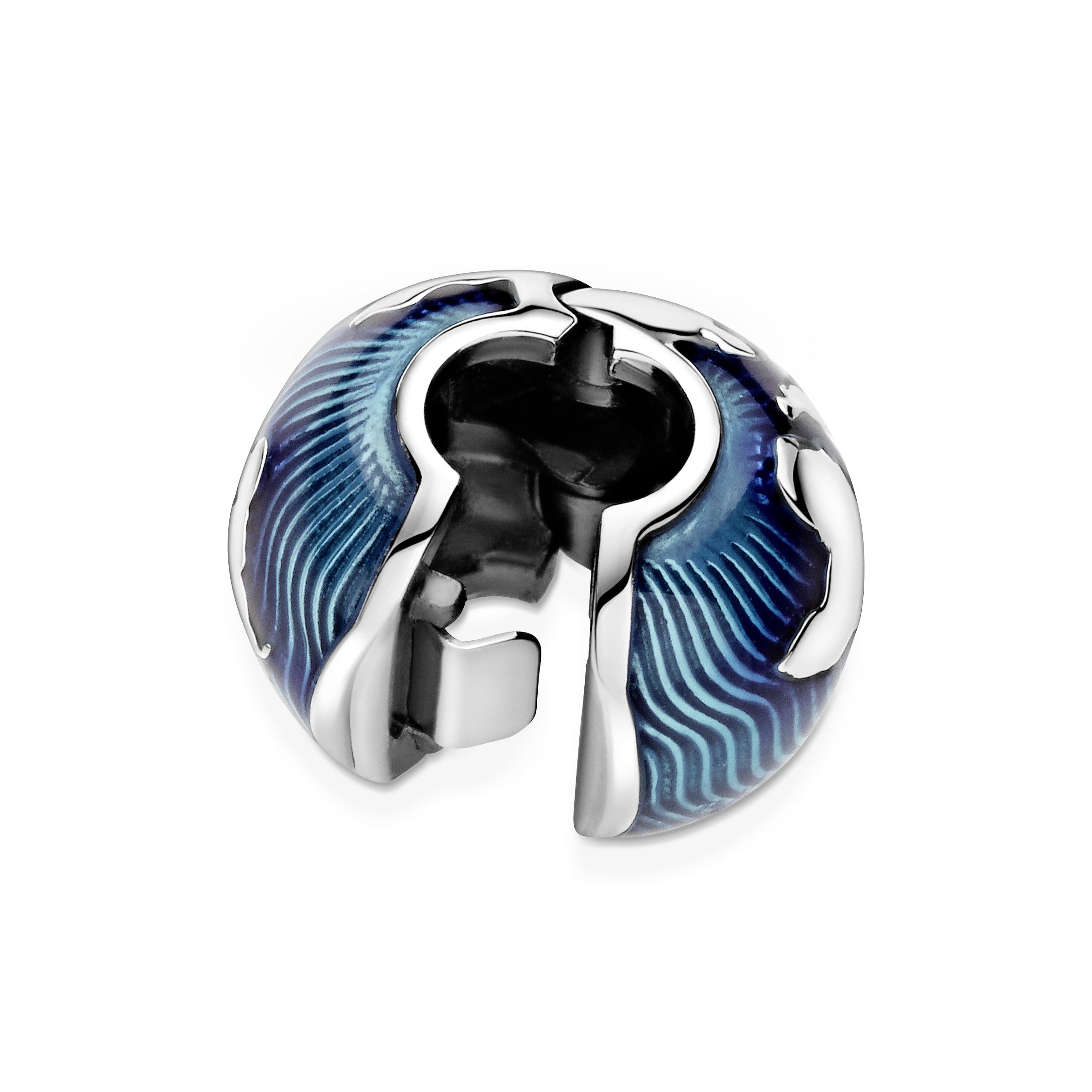 Blue Globe Clip Charm