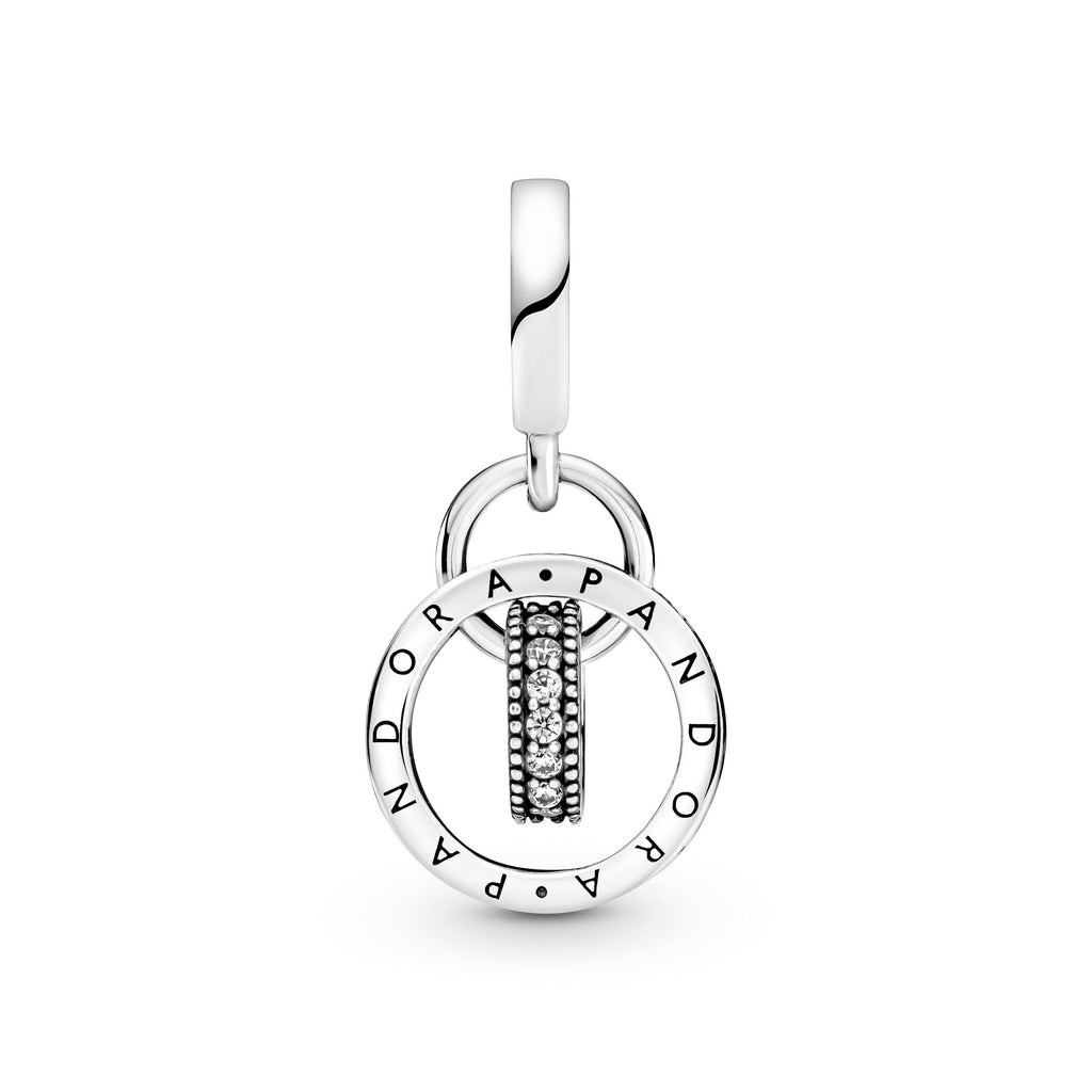 Pandora Logo Circles Dangle Charm