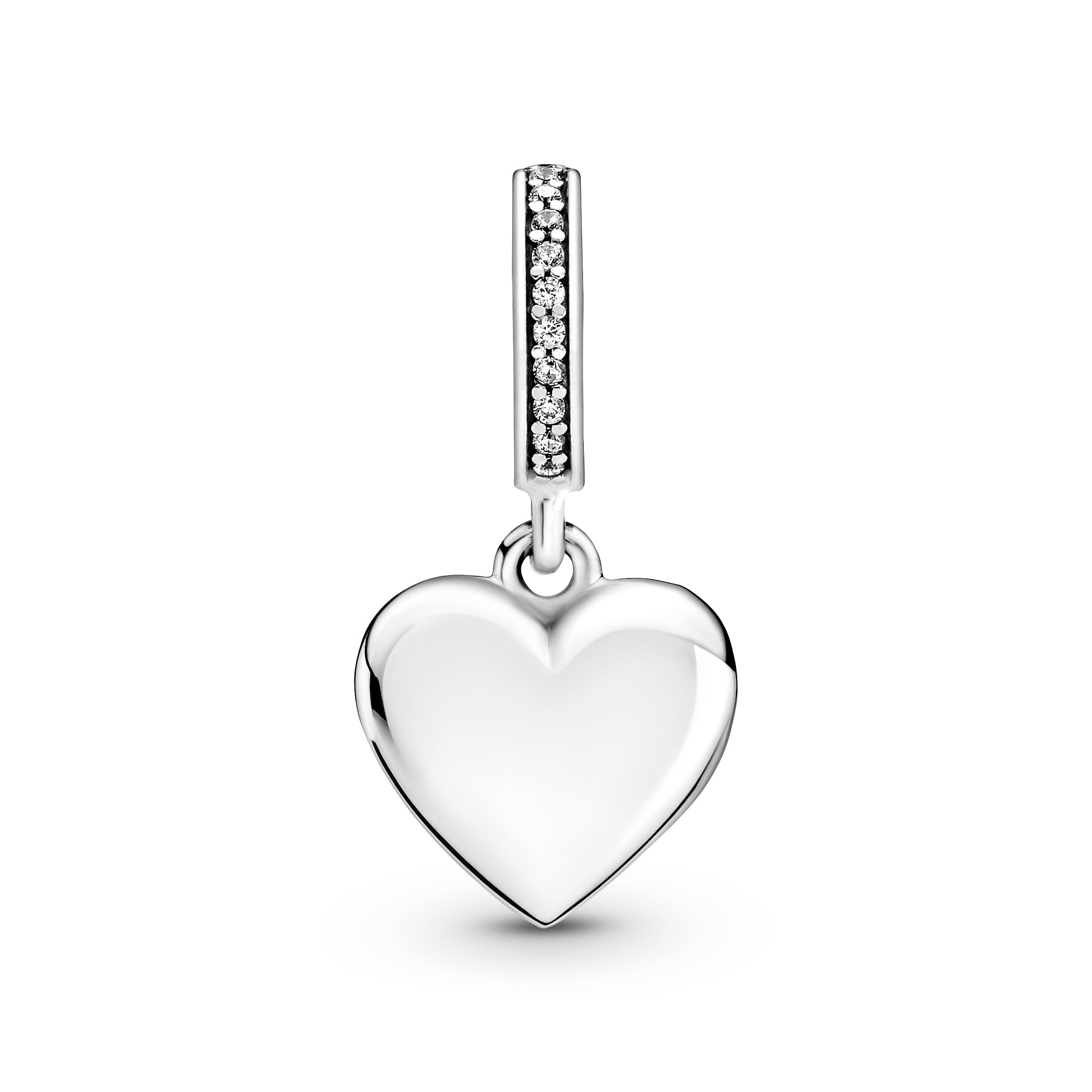 Openable Heart Locket Dangle Charm