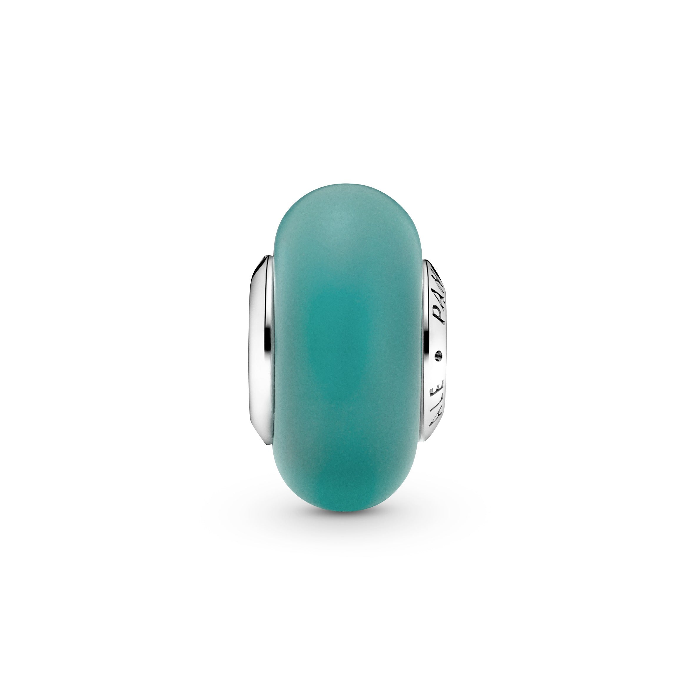 Matte Green Murano Glass Charm