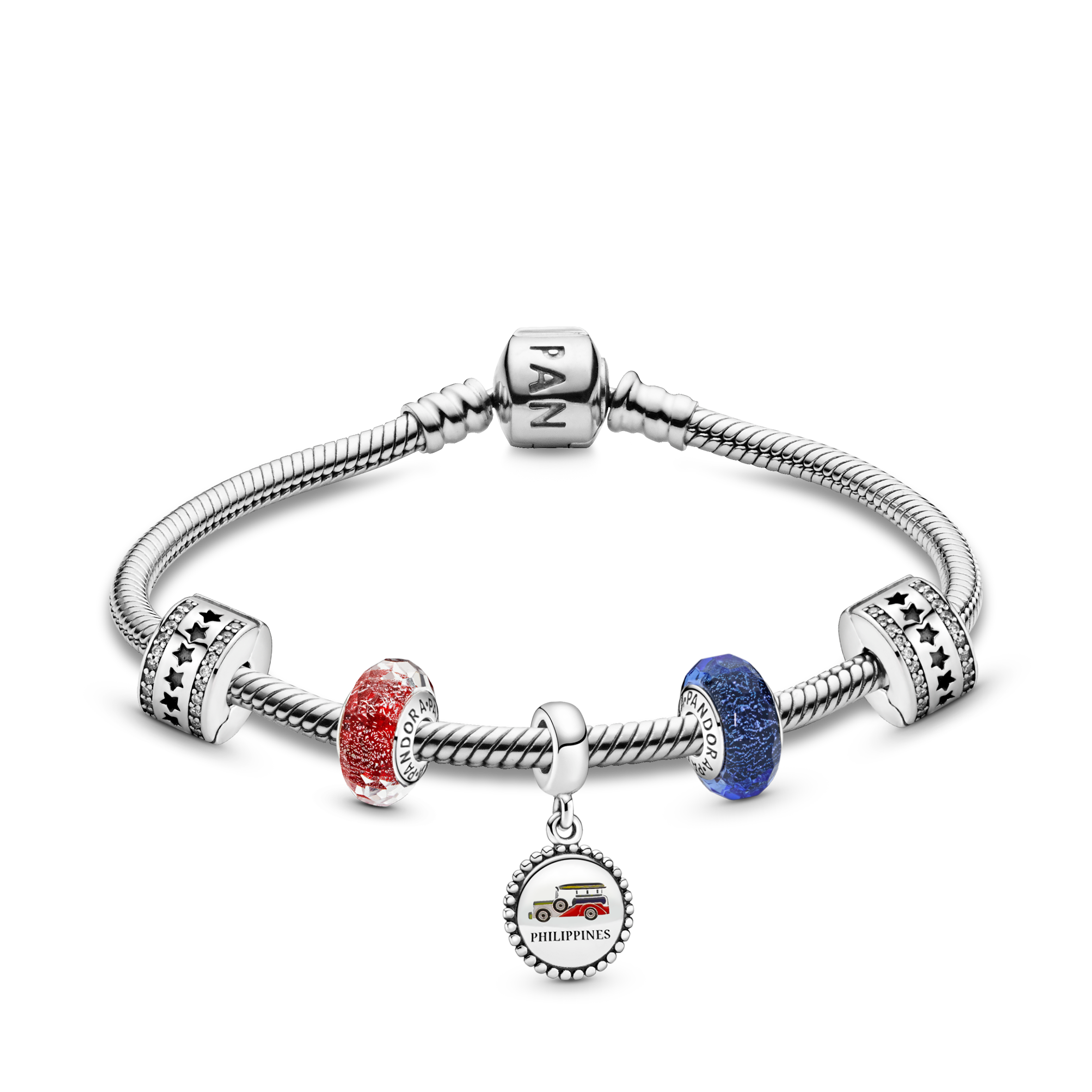 Philippines Bracelet and Charms Set