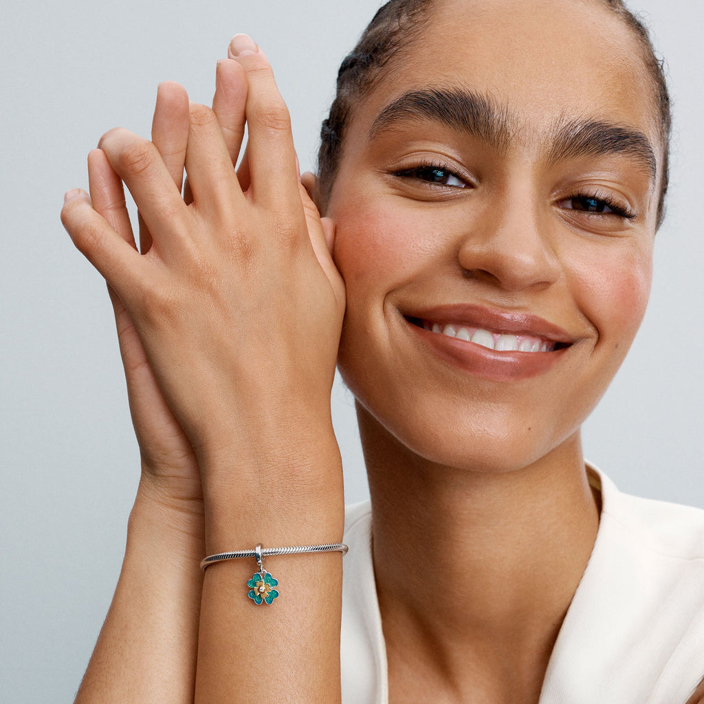 2025 Four Leaf Clover Lab-Grown Diamond Dangle Charm
