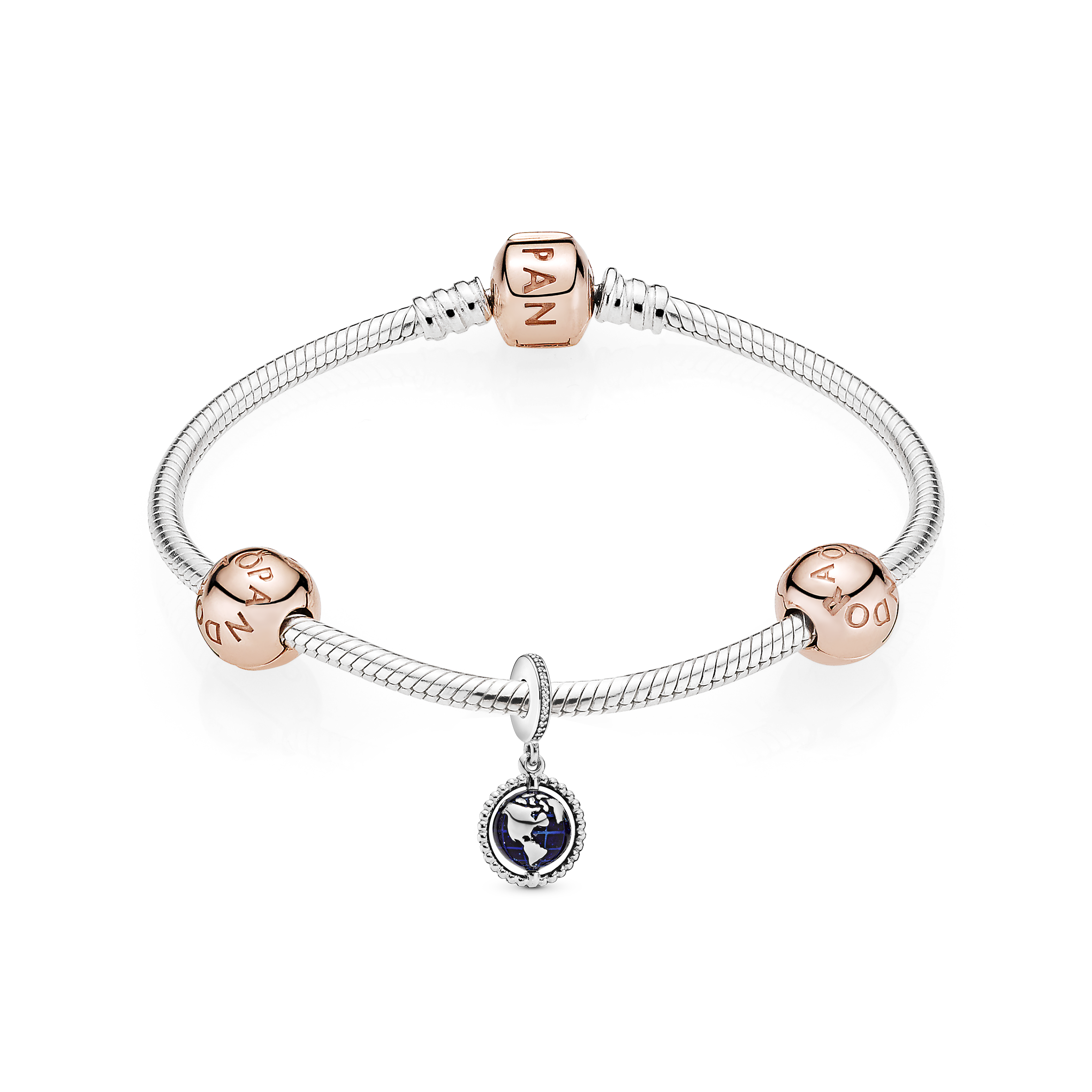 Travel the World Bracelet and Charms Set