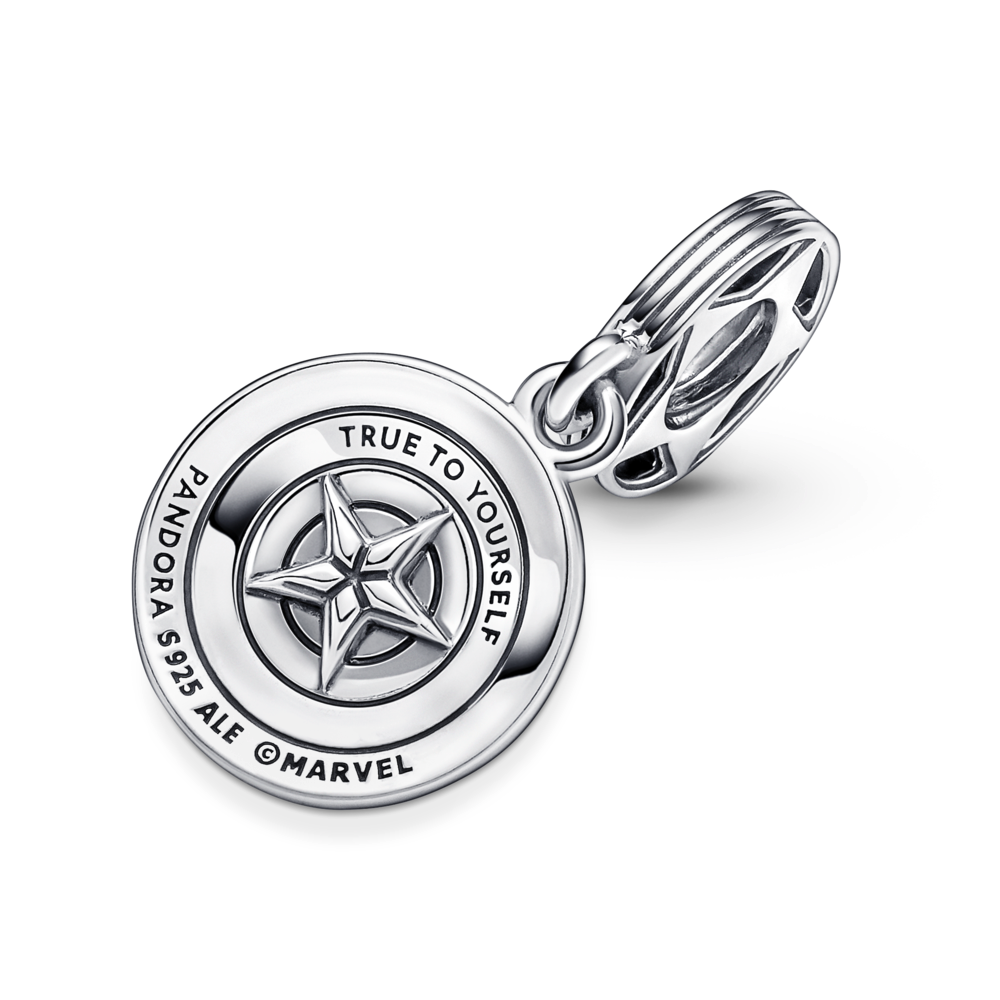 Marvel The Avengers Captain America Shield Dangle Charm