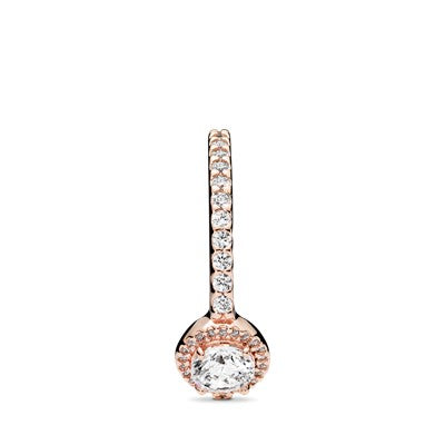 Classic Sparkle Halo Ring
