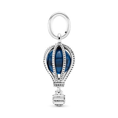 Blue Hot Air Balloon Travel Charm